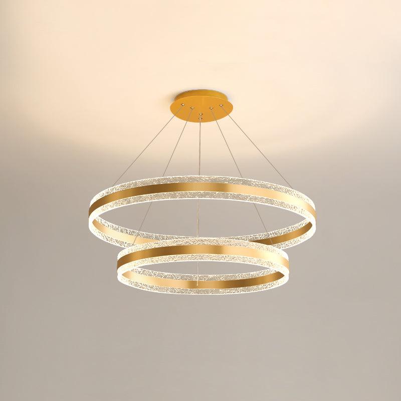Aroxen Pendant Lamp Modern LED Circle Rings