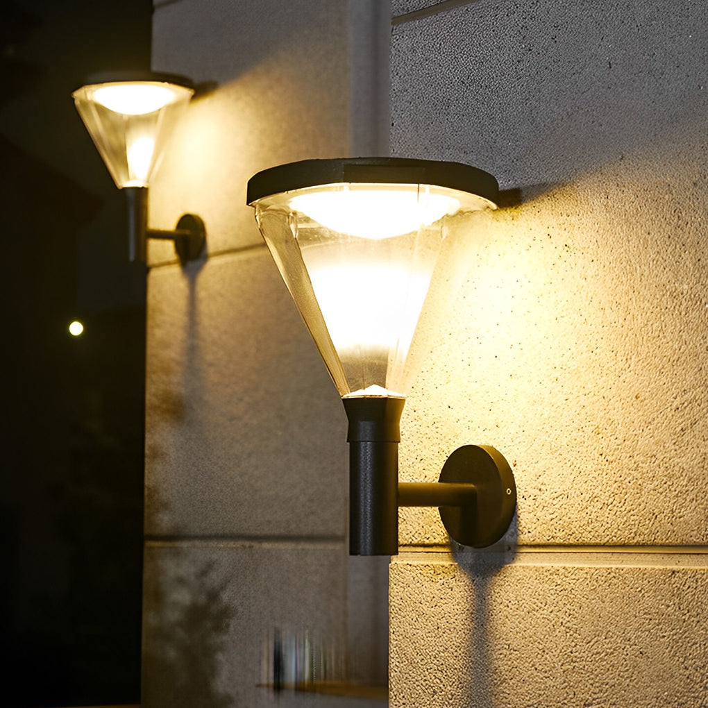 Jonathan Modern Solar Aluminum Outdoor Wall Lights