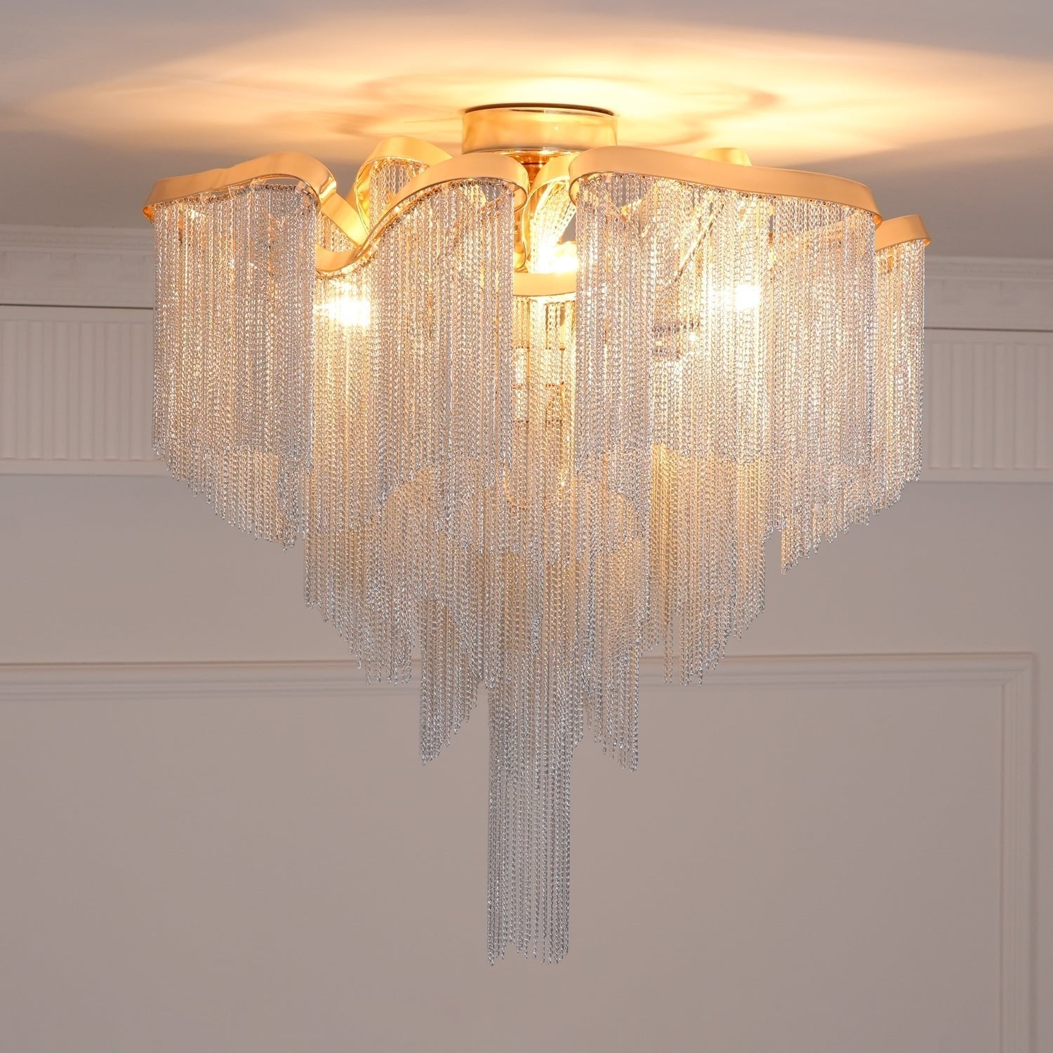 Mevrin Ceiling Lamp Modern Tassel Art
