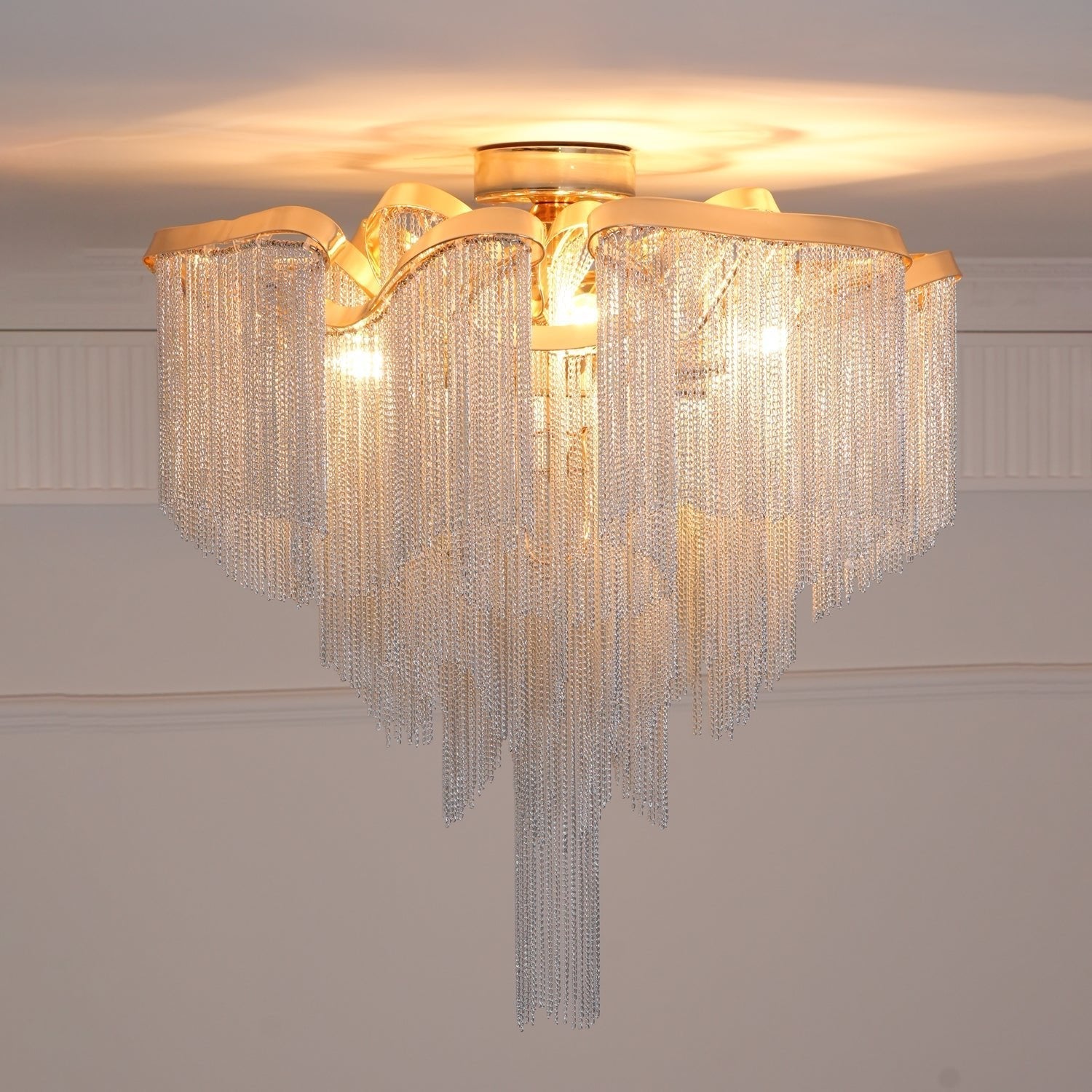 Mevrin Ceiling Lamp Modern Tassel Art