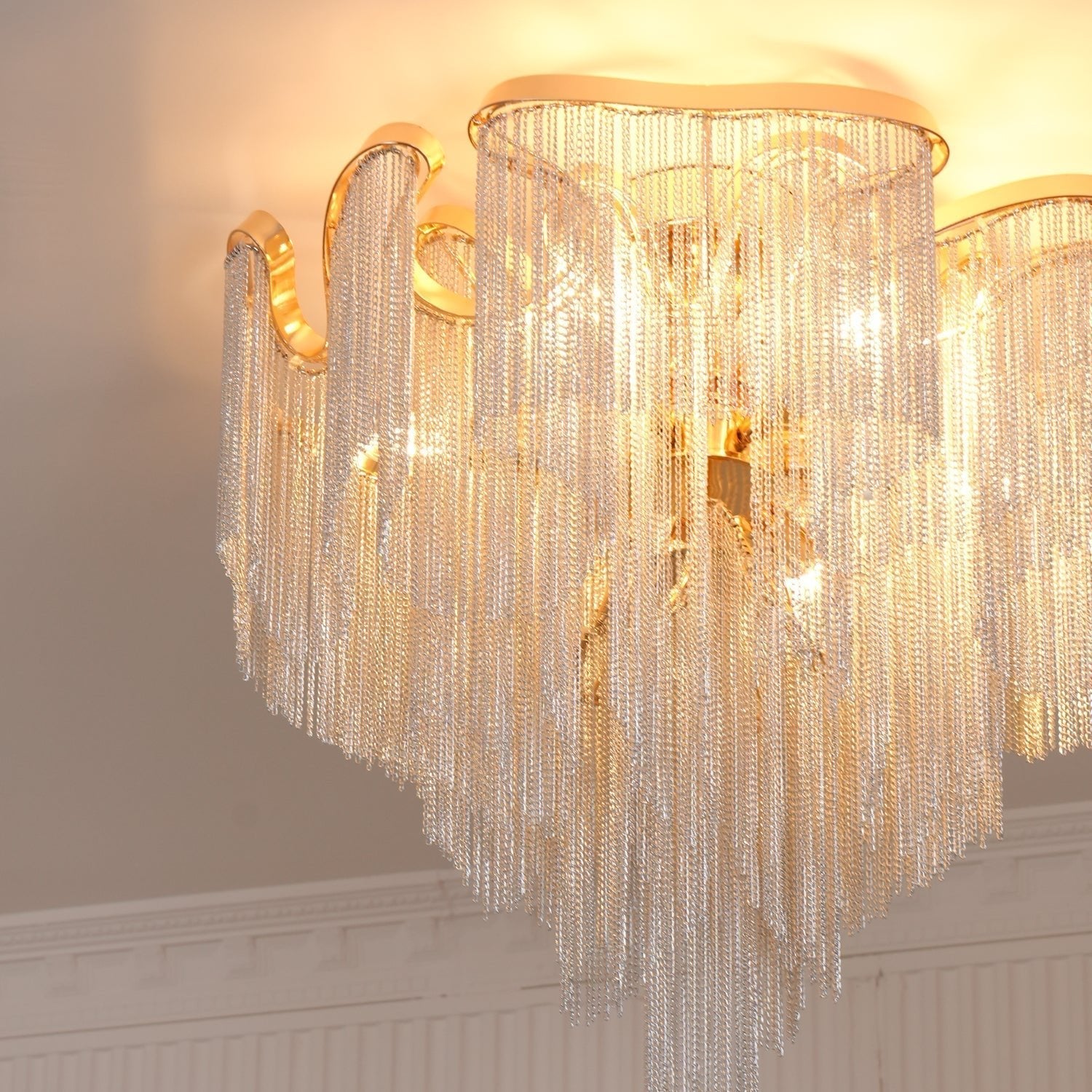 Mevrin Ceiling Lamp Modern Tassel Art