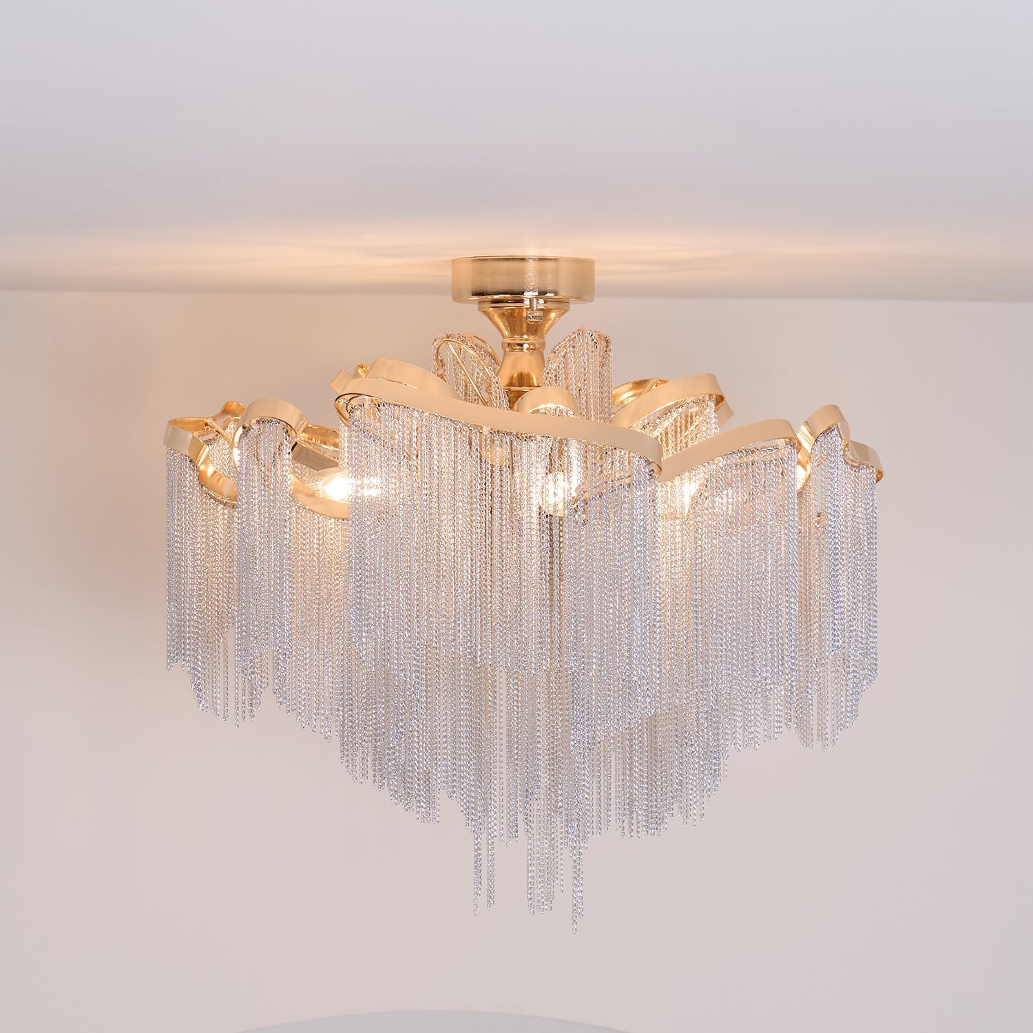 Mevrin Ceiling Lamp Modern Tassel Art
