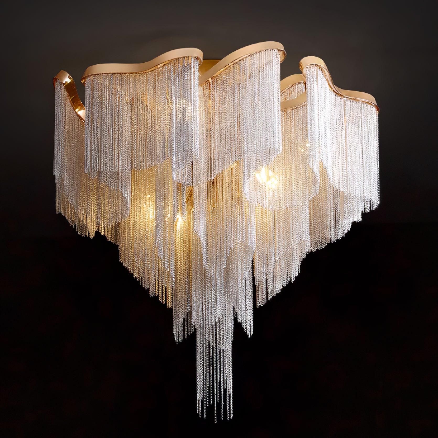 Mevrin Ceiling Lamp Modern Tassel Art
