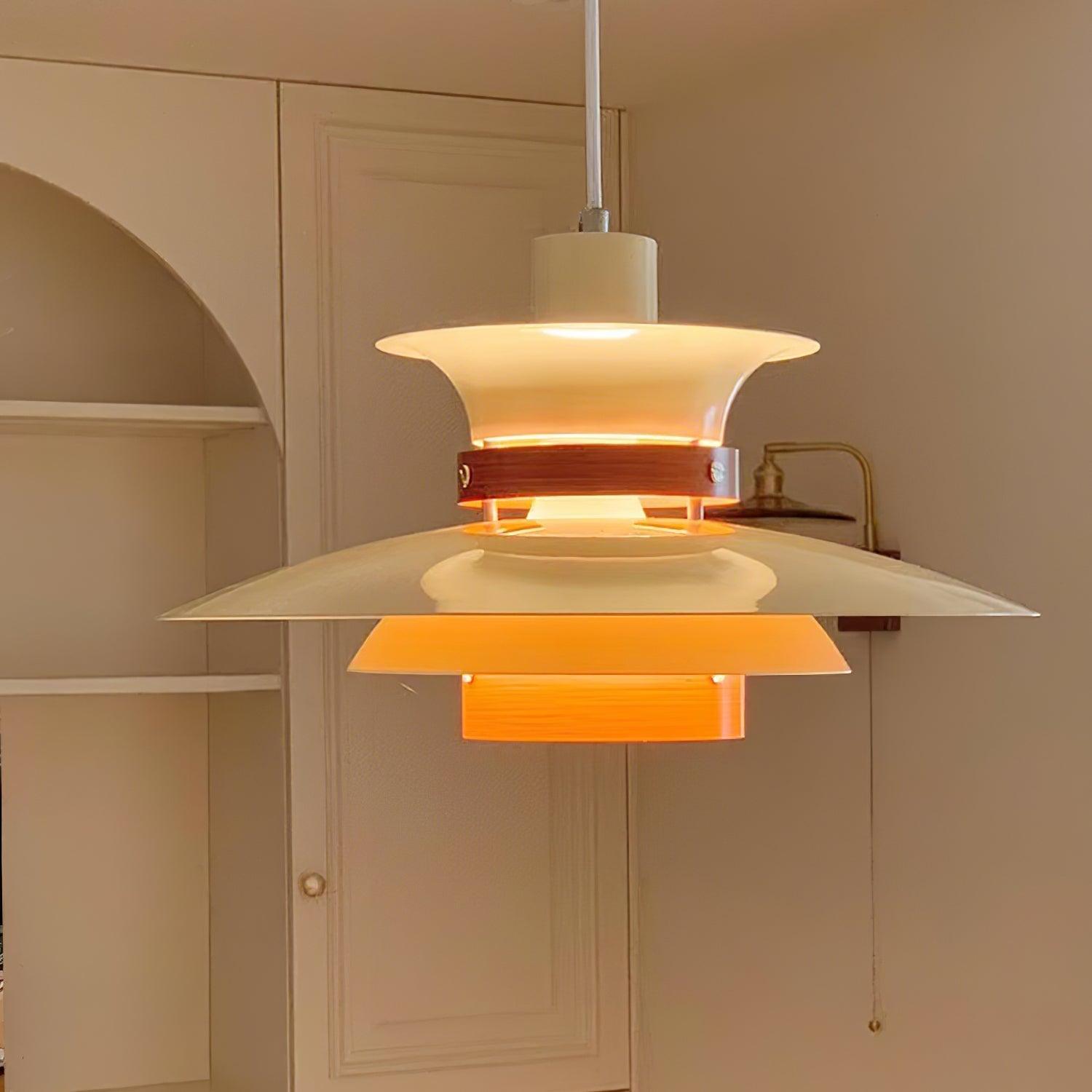 Sylelenne Wood Steel Pendant Lamp