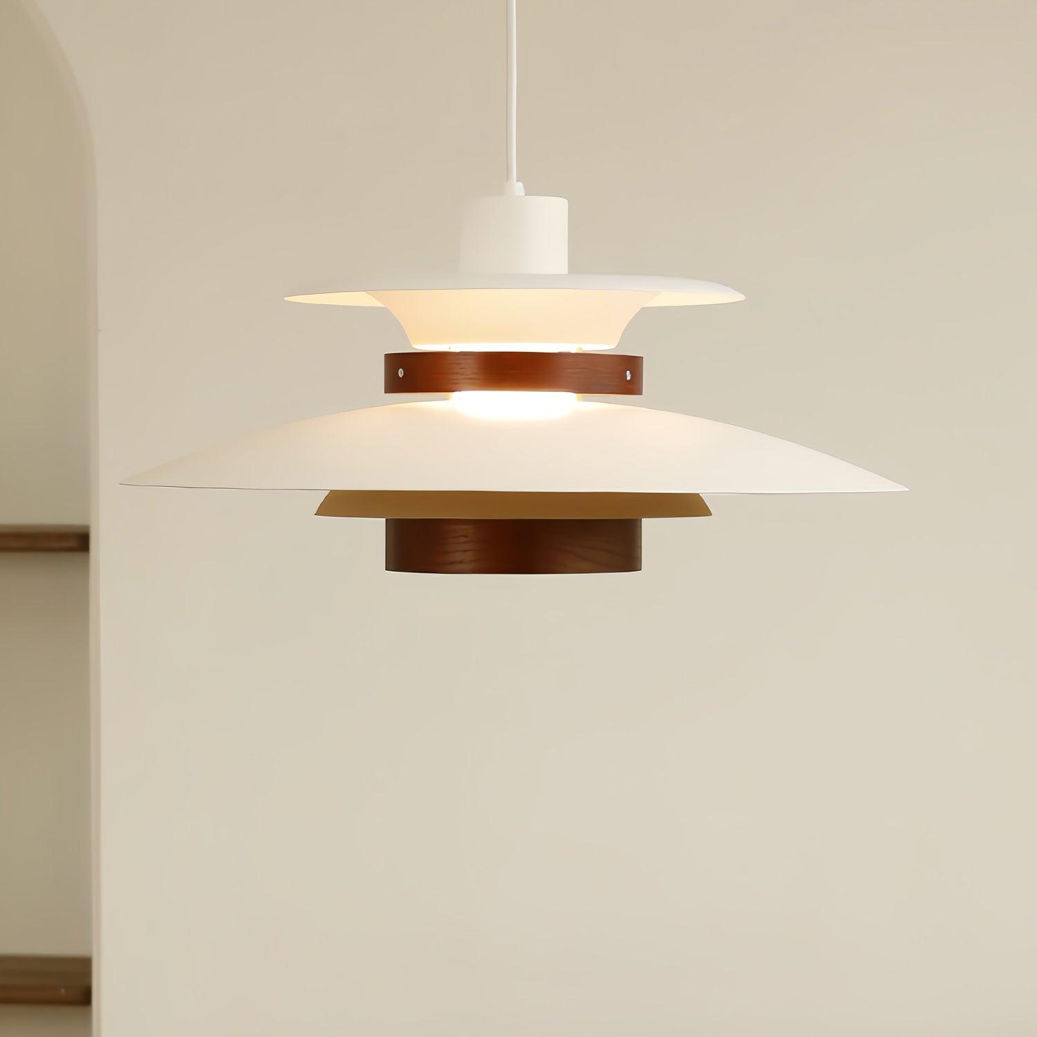 Sylelenne Wood Steel Pendant Lamp