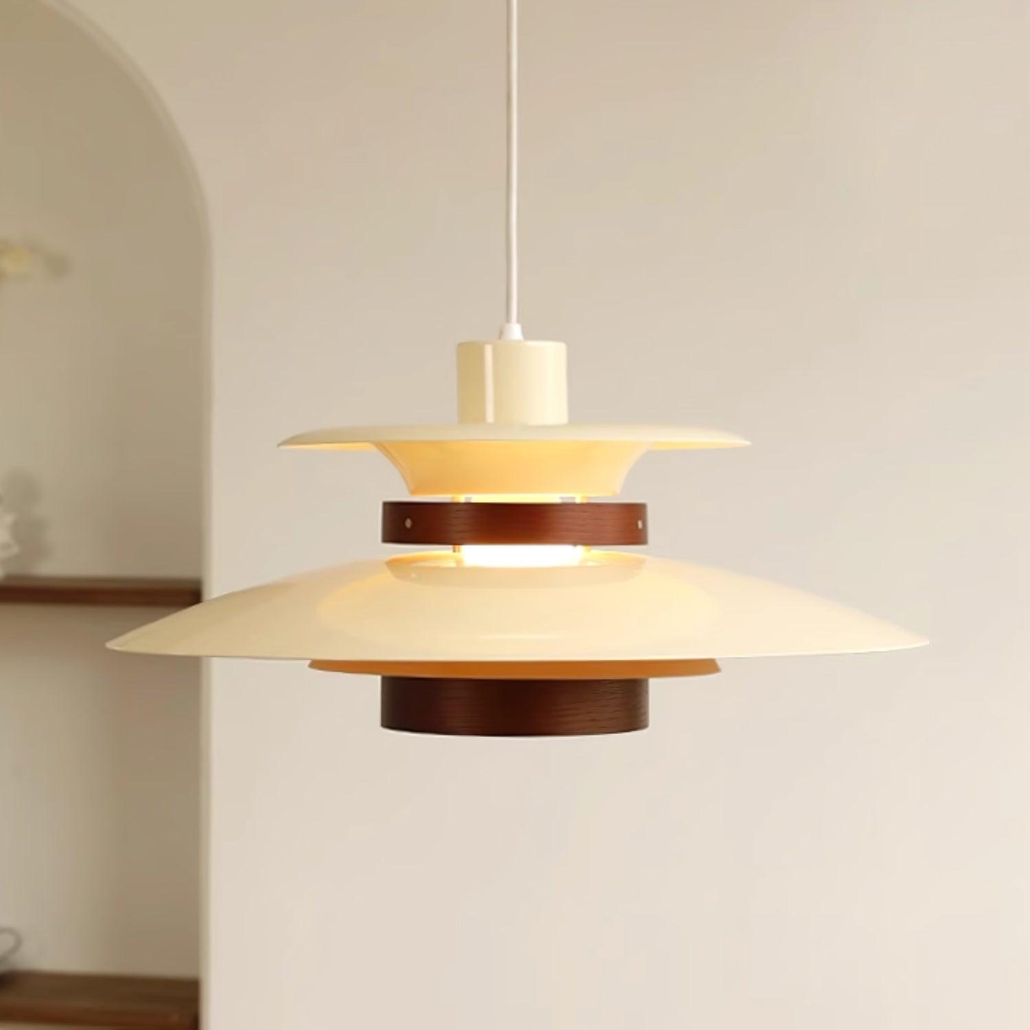 Sylelenne Wood Steel Pendant Lamp