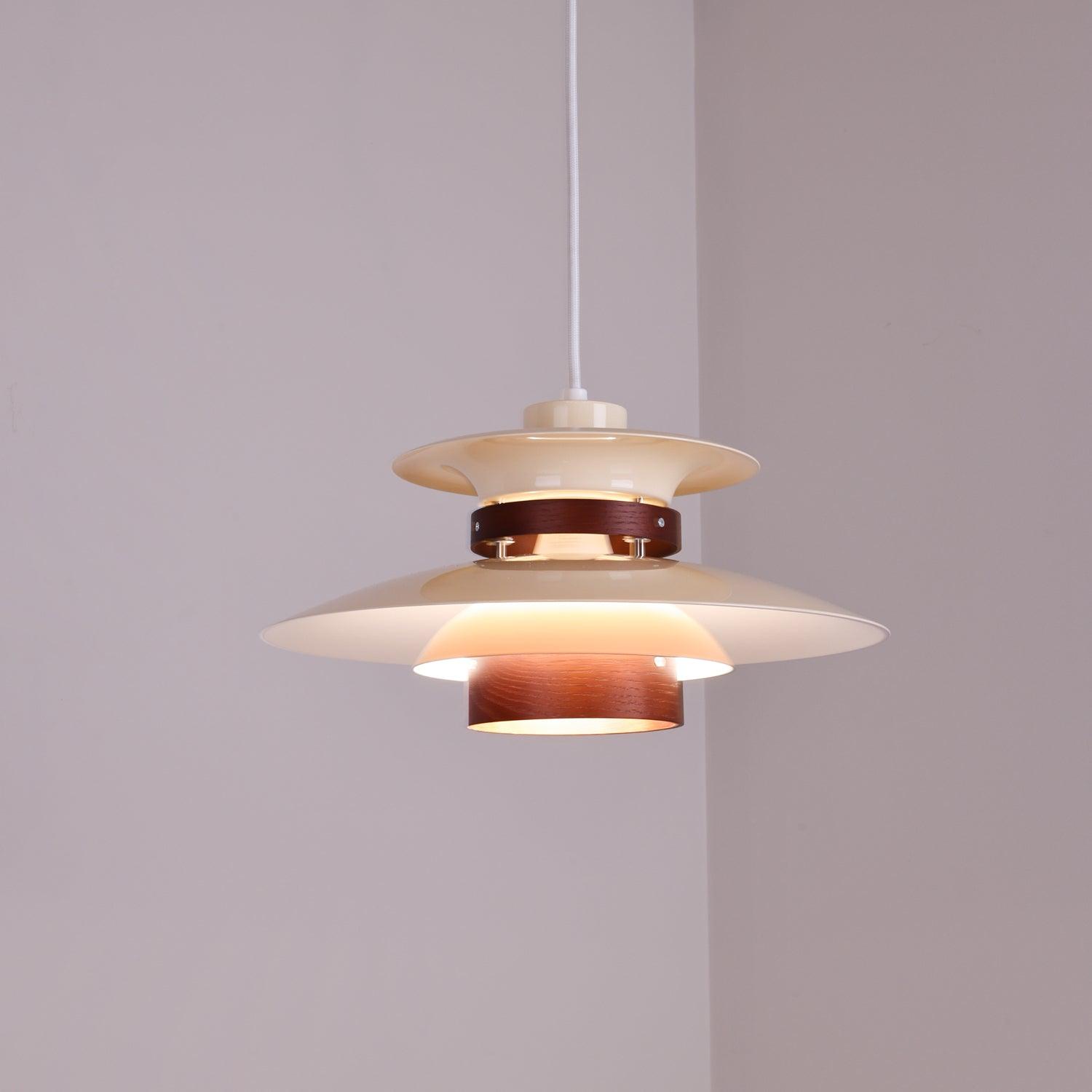 Sylelenne Wood Steel Pendant Lamp