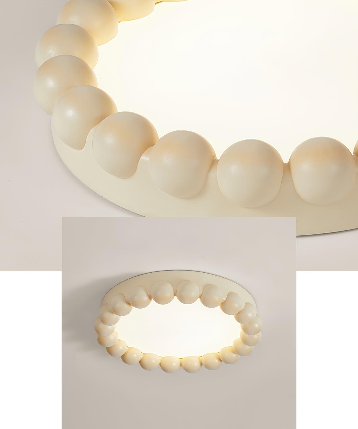 Zevian Ceiling Lamp Resin Bubble Round Playful Soft