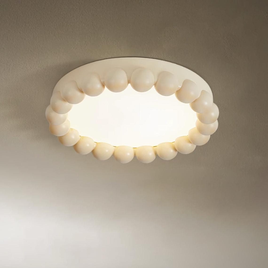 Zevian Ceiling Lamp Resin Bubble Round Playful Soft