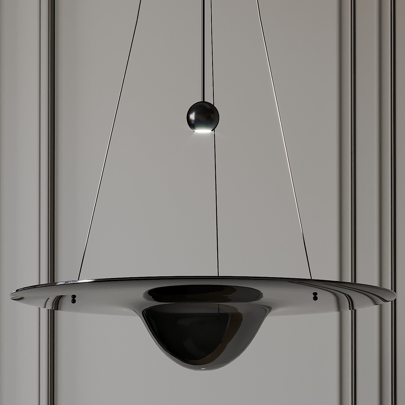 Aurivine Brass Minimalistic Pendant Light