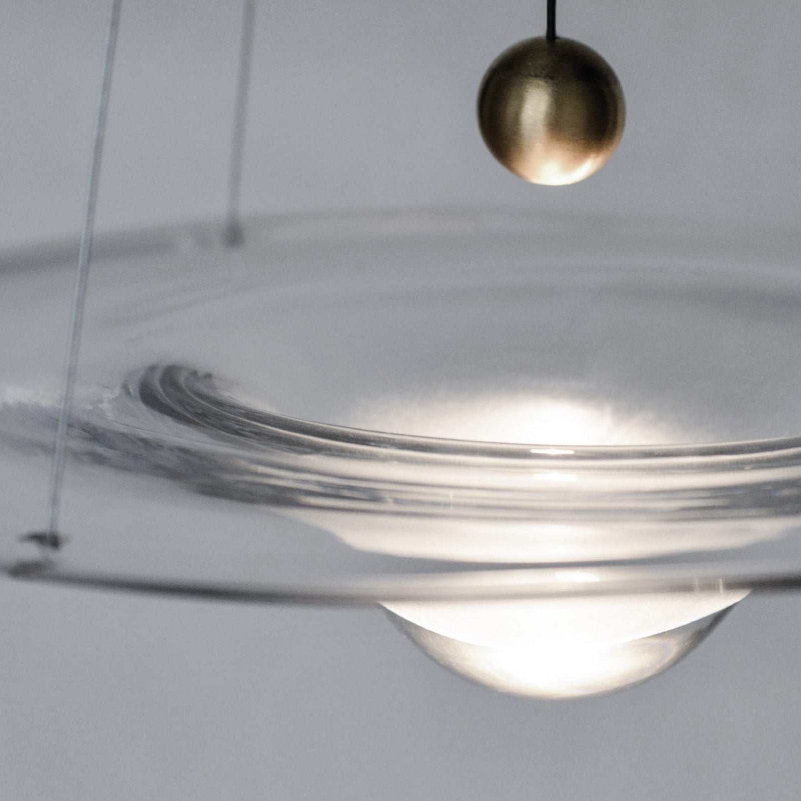 Aurivine Brass Minimalistic Pendant Light