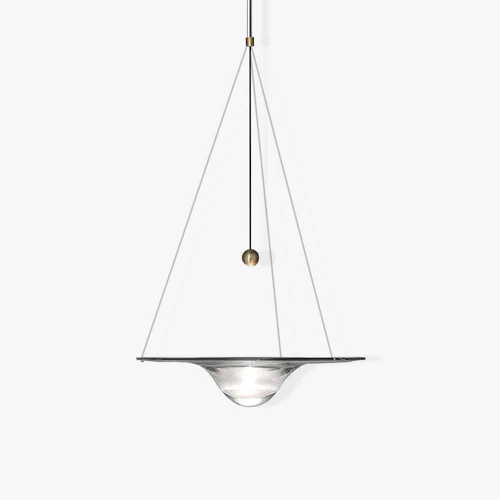 Aurivine Brass Minimalistic Pendant Light