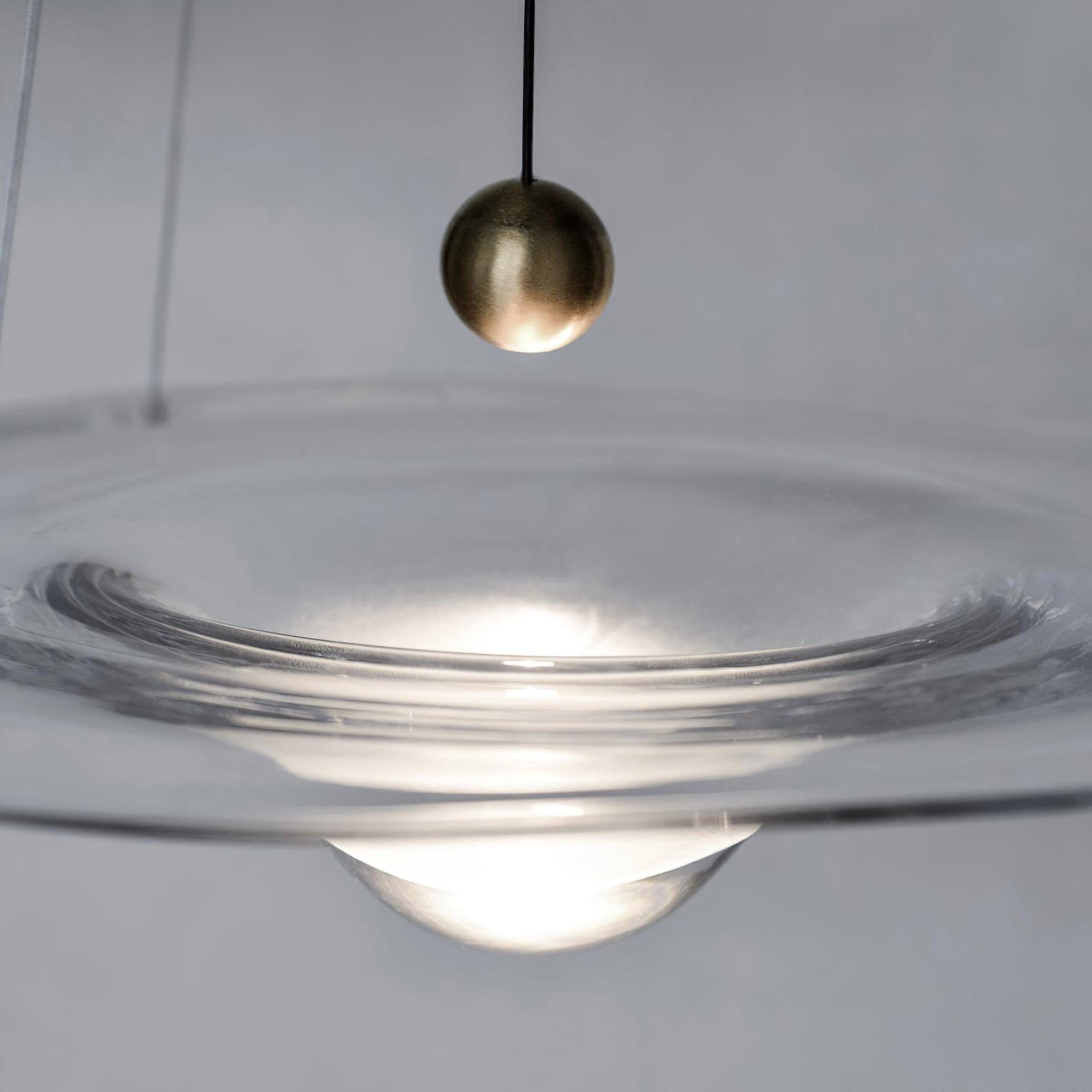 Aurivine Brass Minimalistic Pendant Light