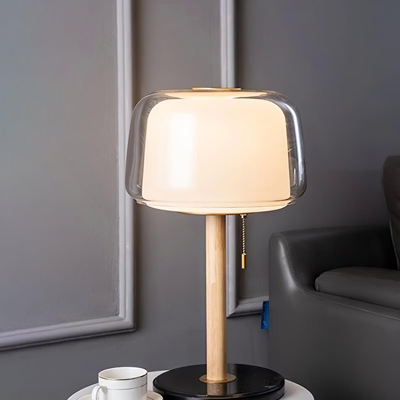 Gala Glass Marble Table Lamp