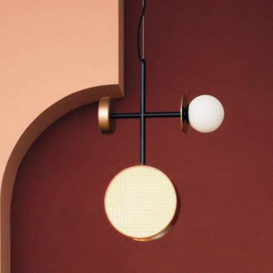 Daxl Vintage Glass Suspension Light