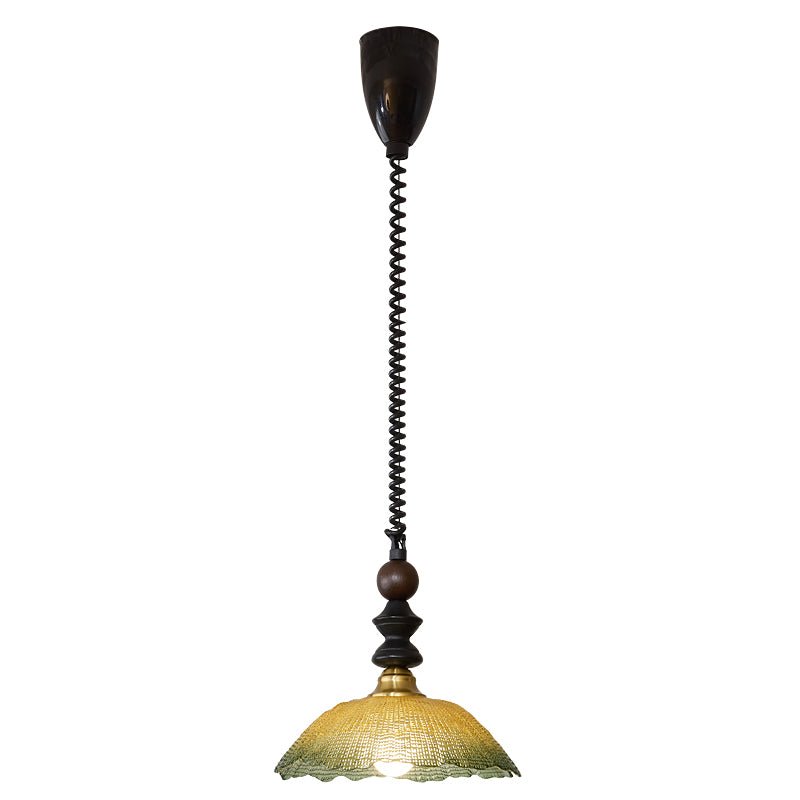 Nydoreth Elegance Vintage Art Wood Pendant Lamp