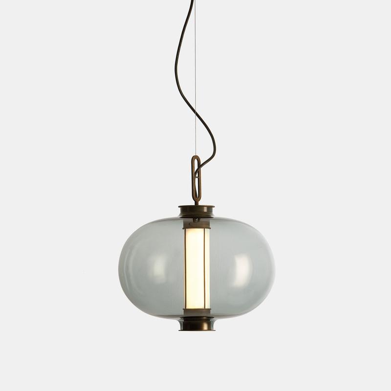Uphaos Modern Minimalist Family Glass Pendant Light
