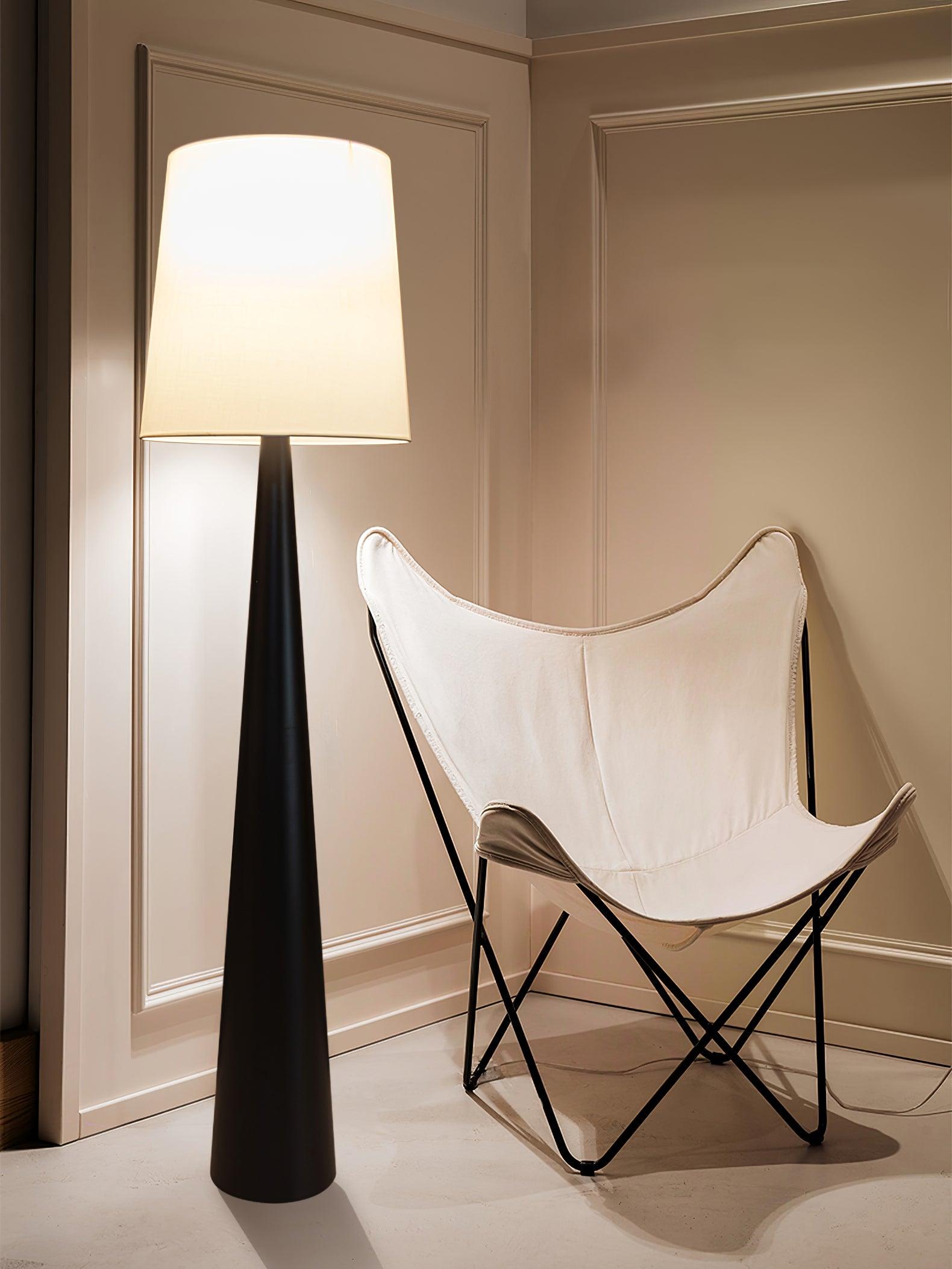 Linania Fabric Minimalist Floor Lamp