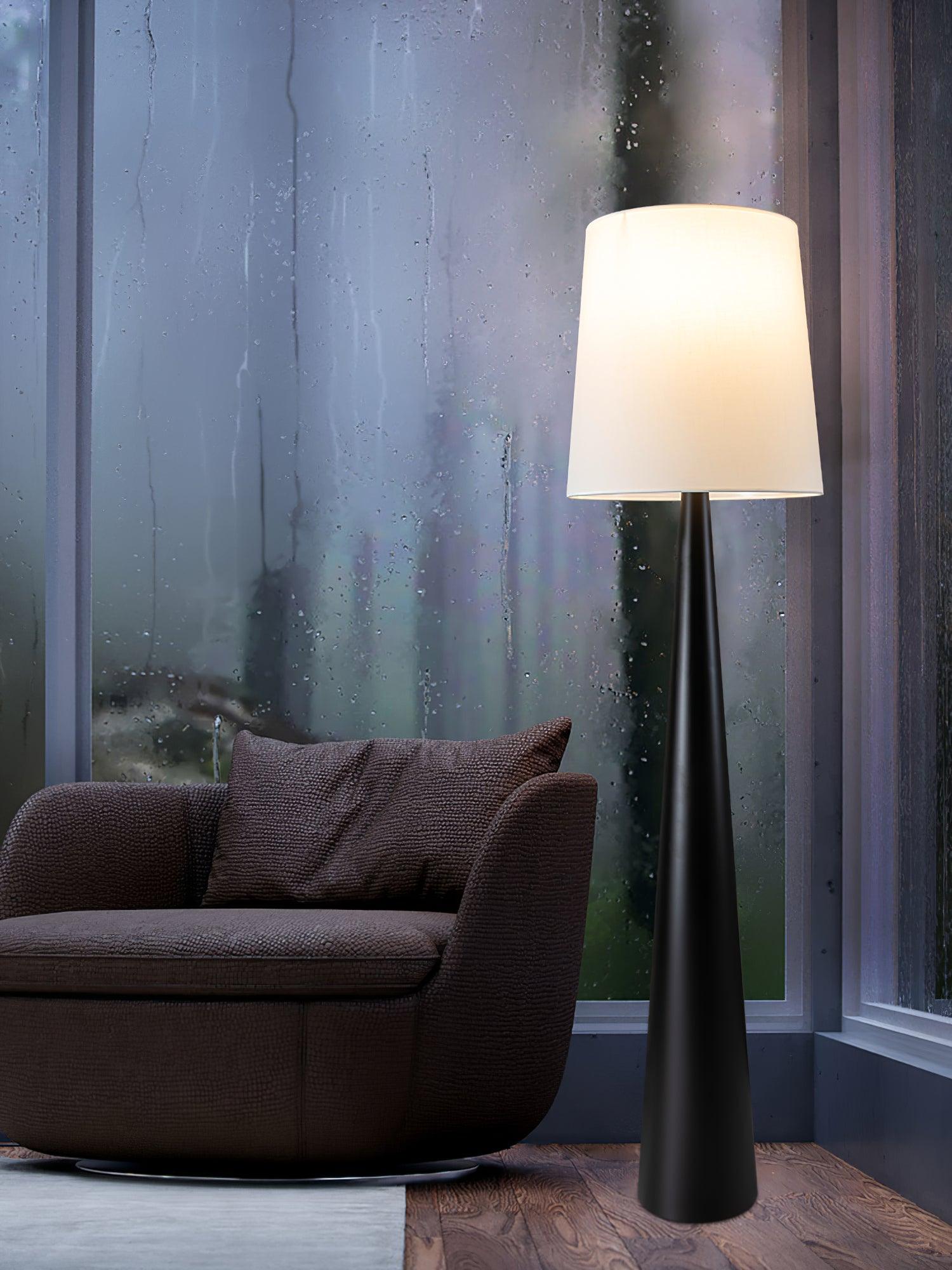 Linania Fabric Minimalist Floor Lamp
