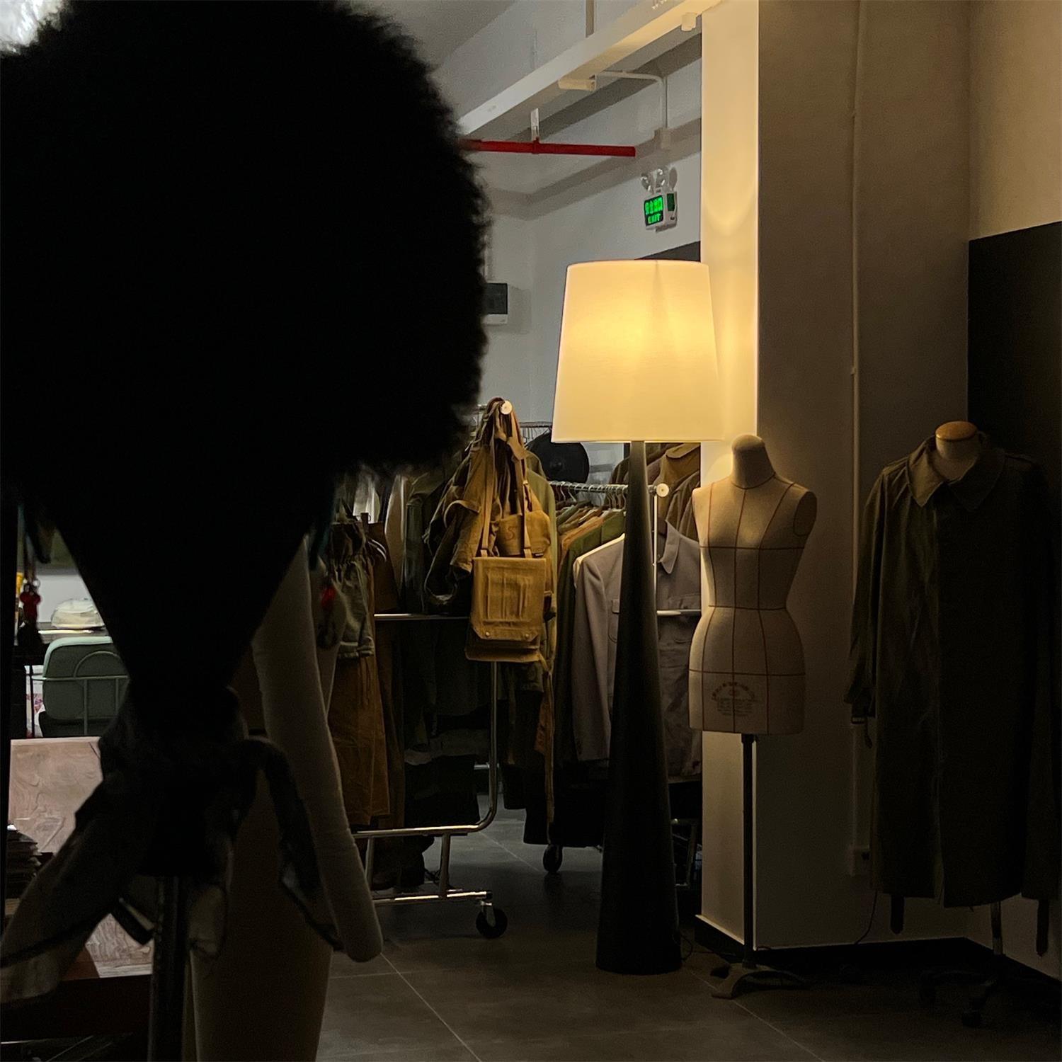 Linania Fabric Minimalist Floor Lamp