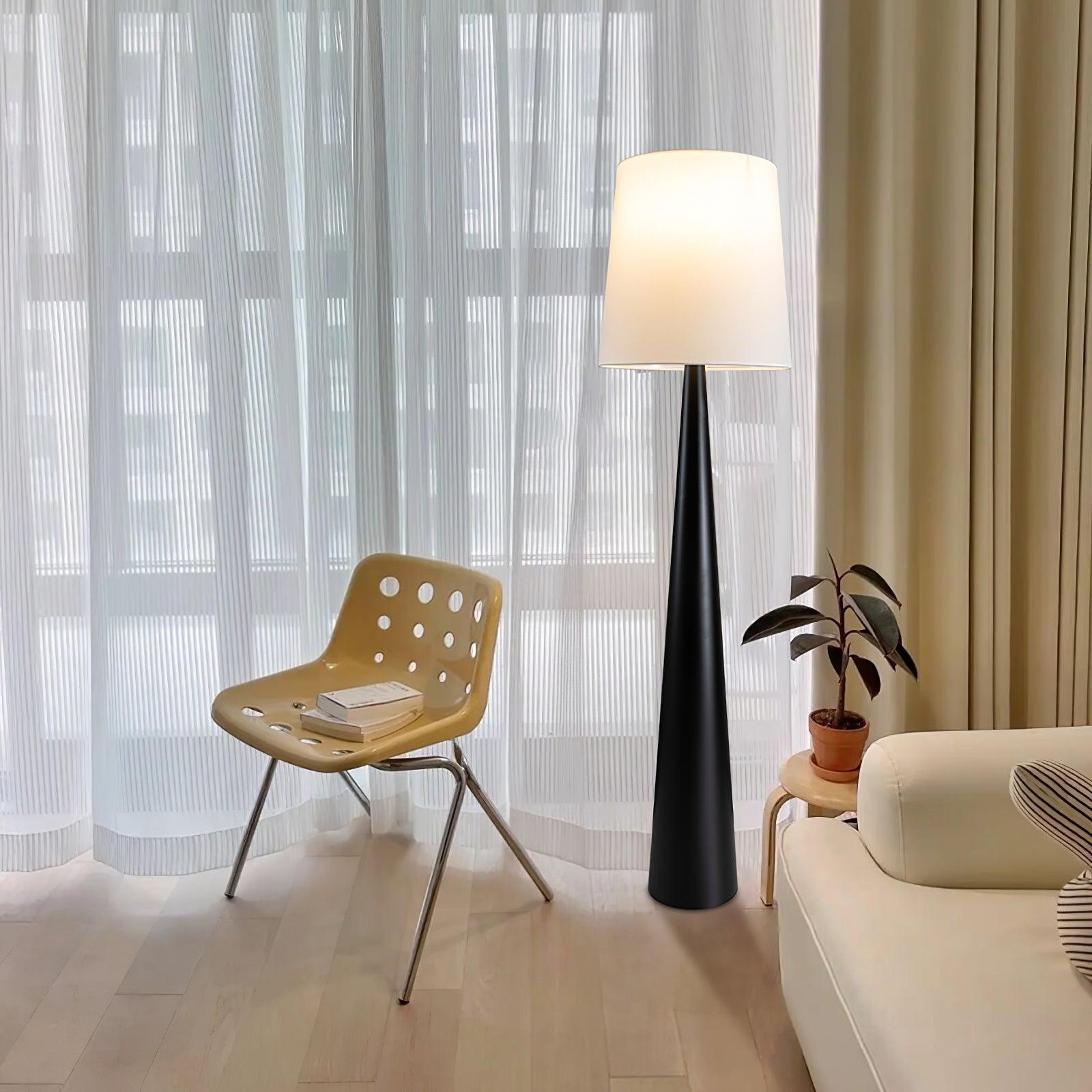 Linania Fabric Minimalist Floor Lamp