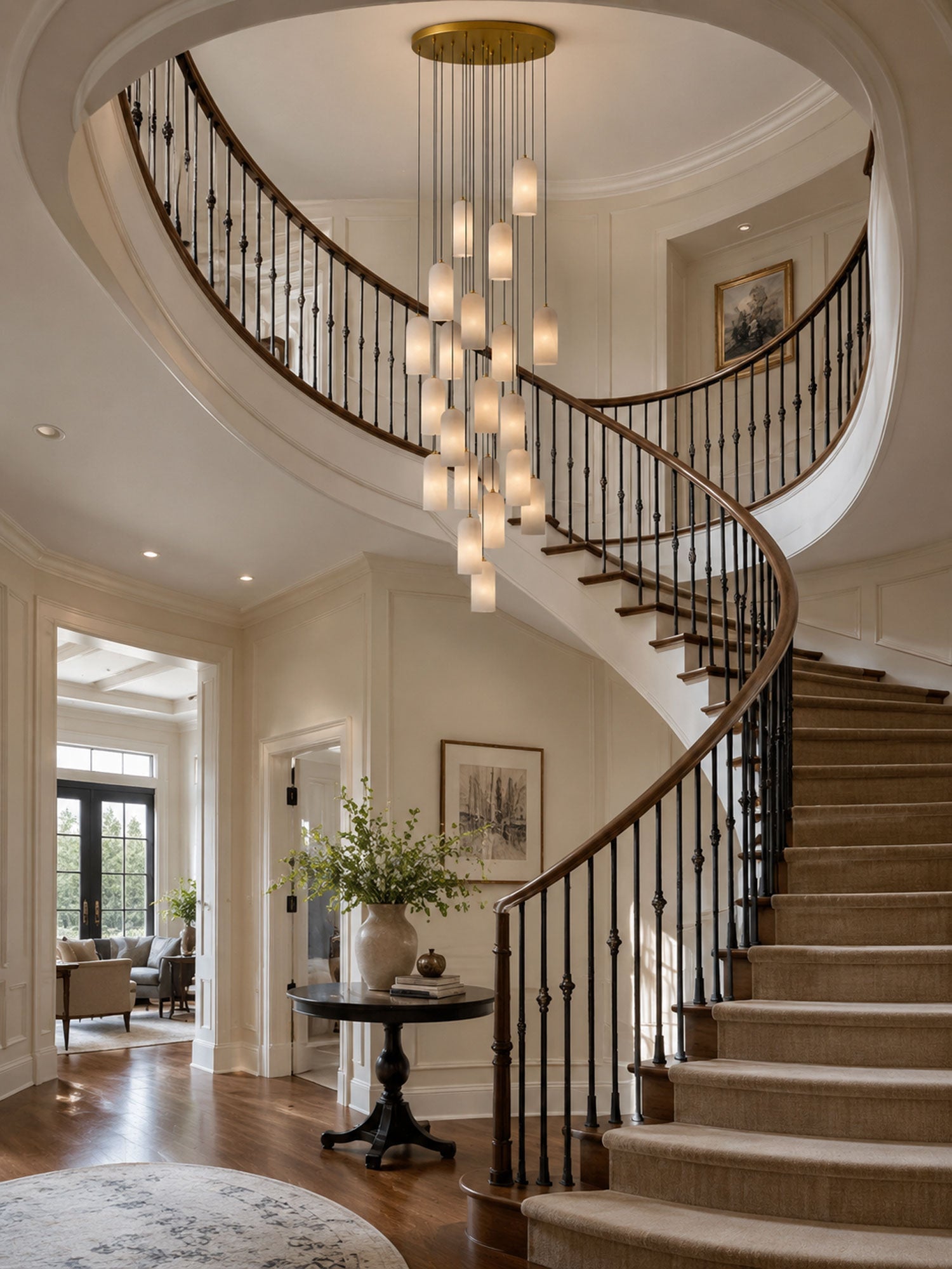 Willowmont Alabaster Pendant Light