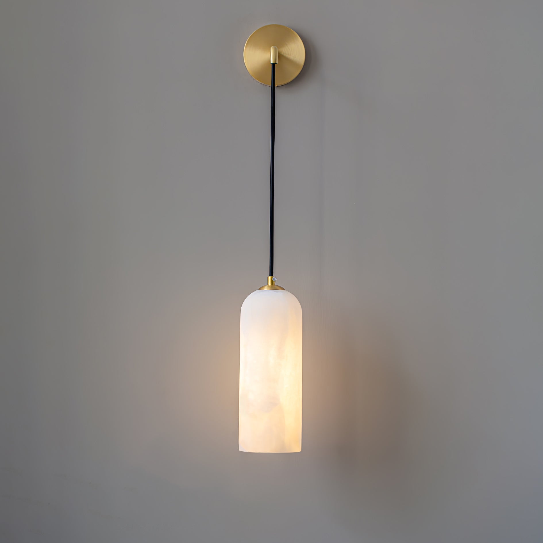Vaelara Pendant Alabaster Wall Light - Neutral Decor