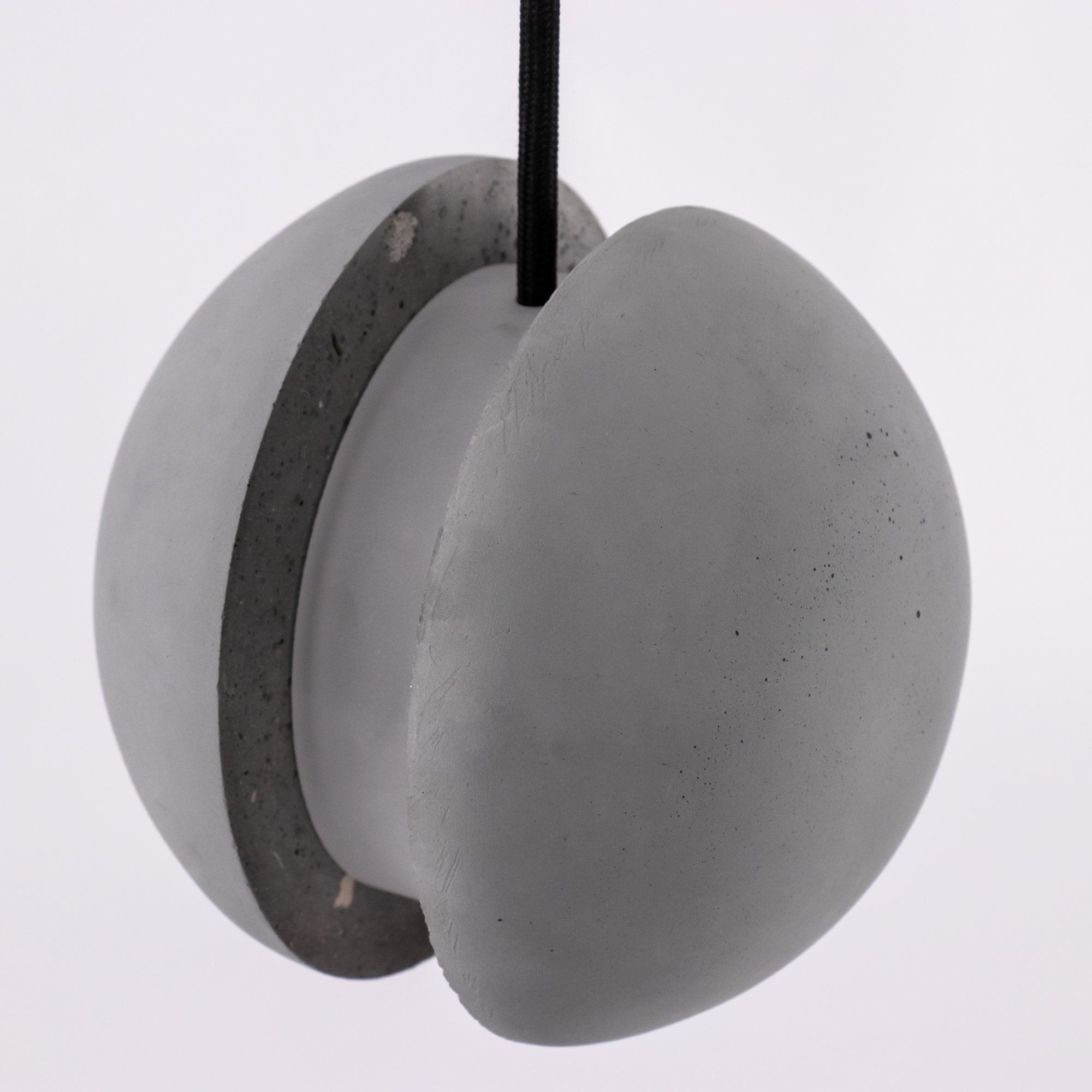Umi Pendant Lamp Concrete Sphere Moon Minimalist