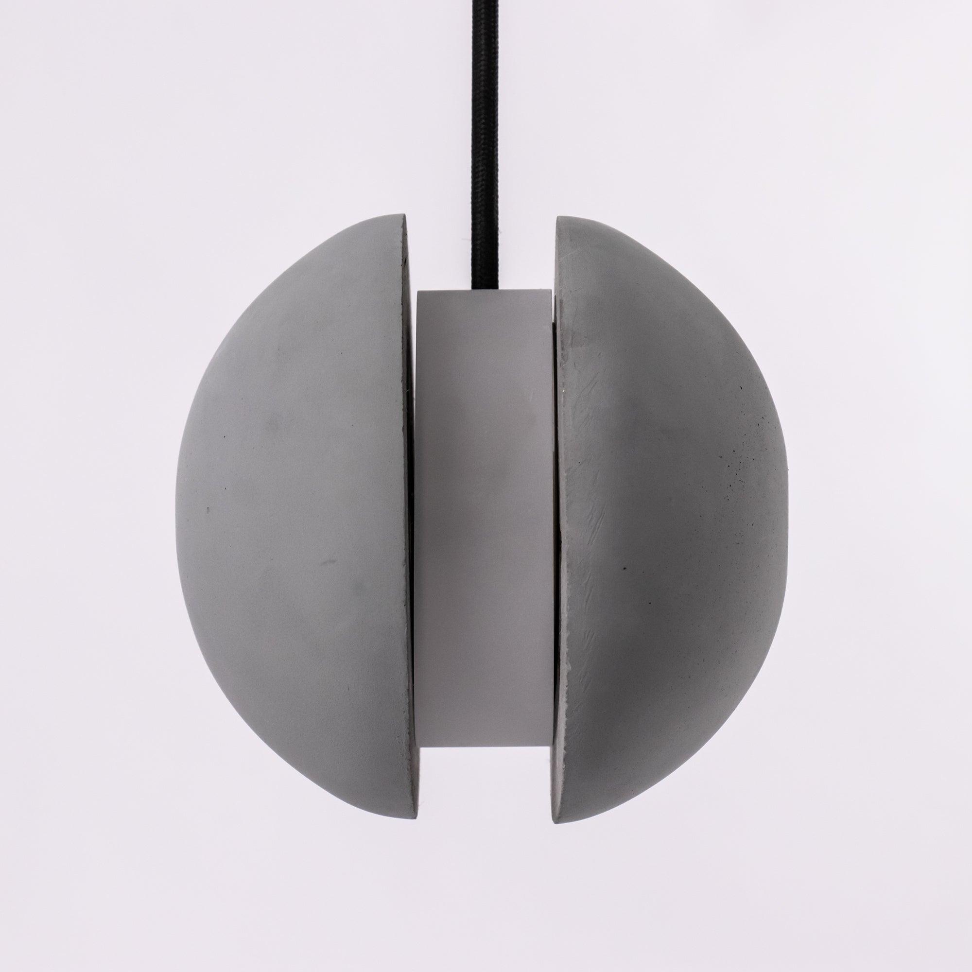 Umi Pendant Lamp Concrete Sphere Moon Minimalist