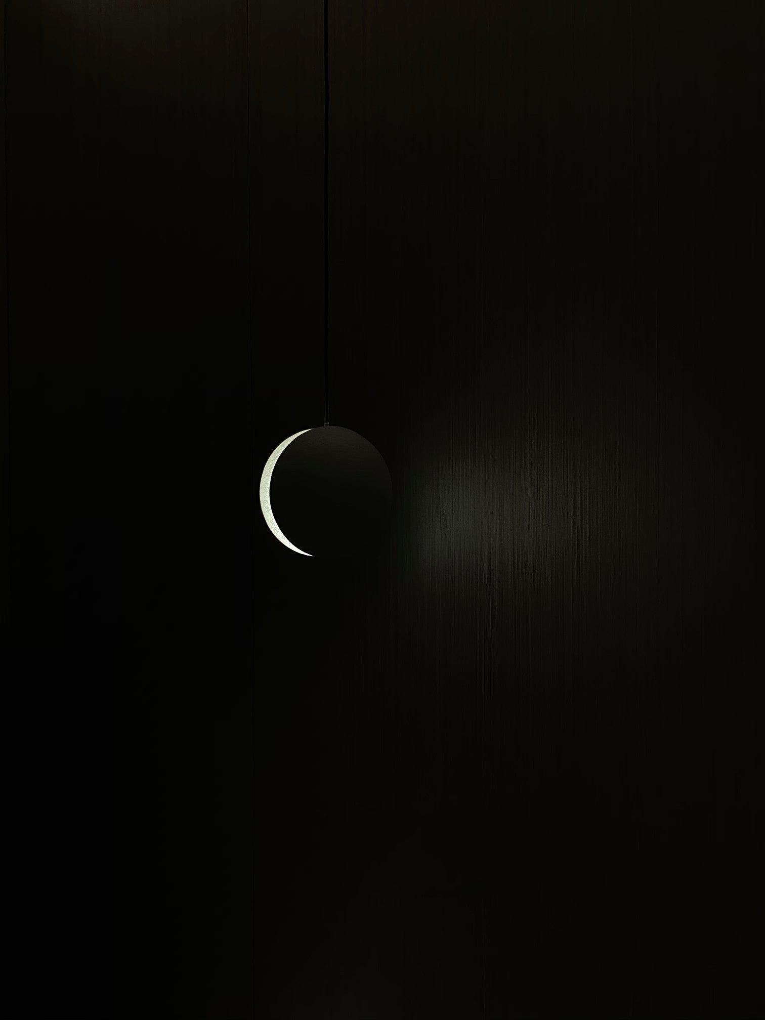 Umi Pendant Lamp Concrete Sphere Moon Minimalist