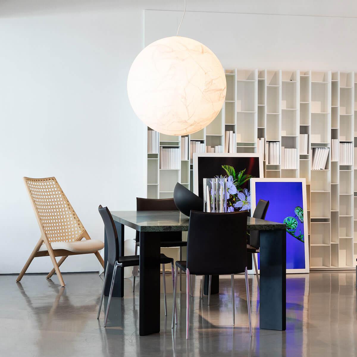 Globe Minimalist Silk Pendant Lamp