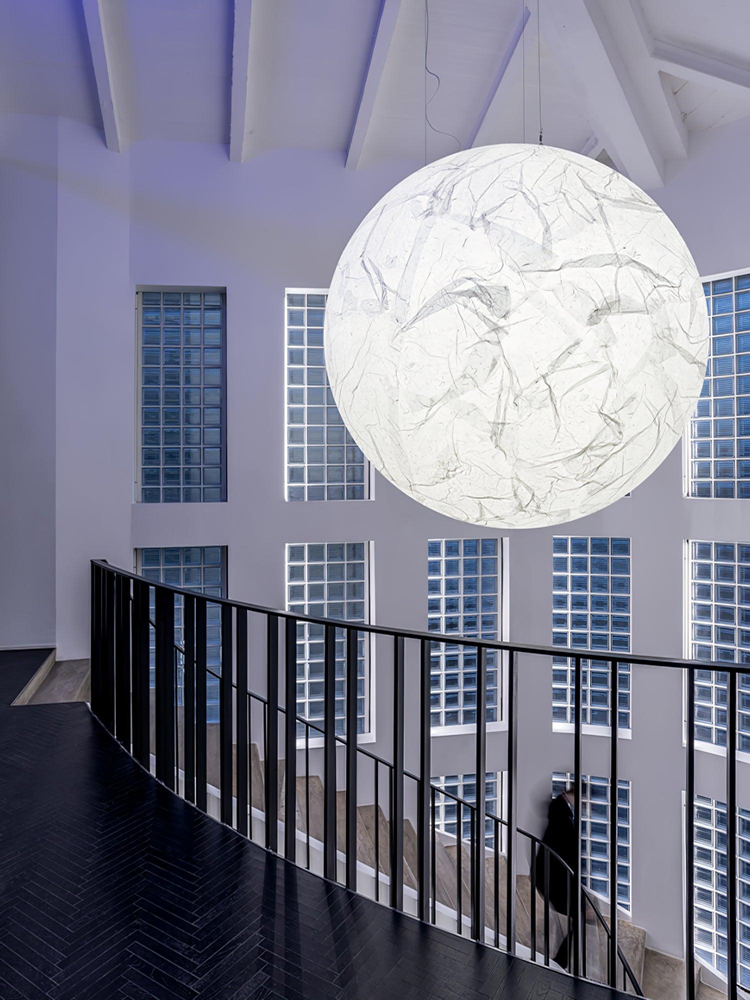 Globe Minimalist Silk Pendant Lamp