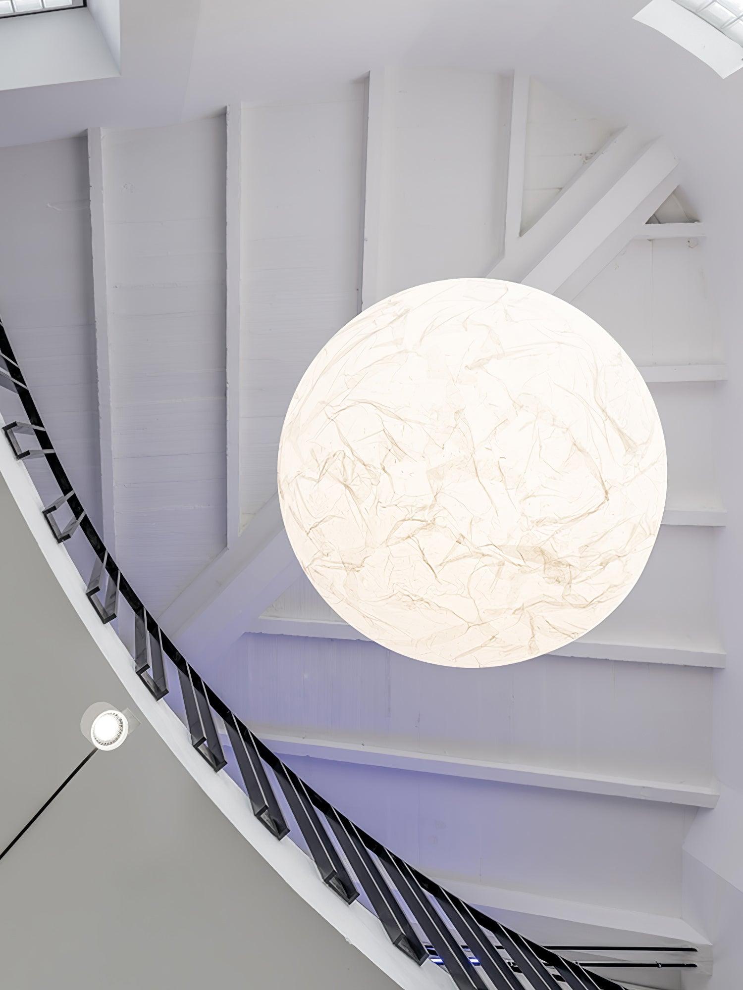 Globe Minimalist Silk Pendant Lamp