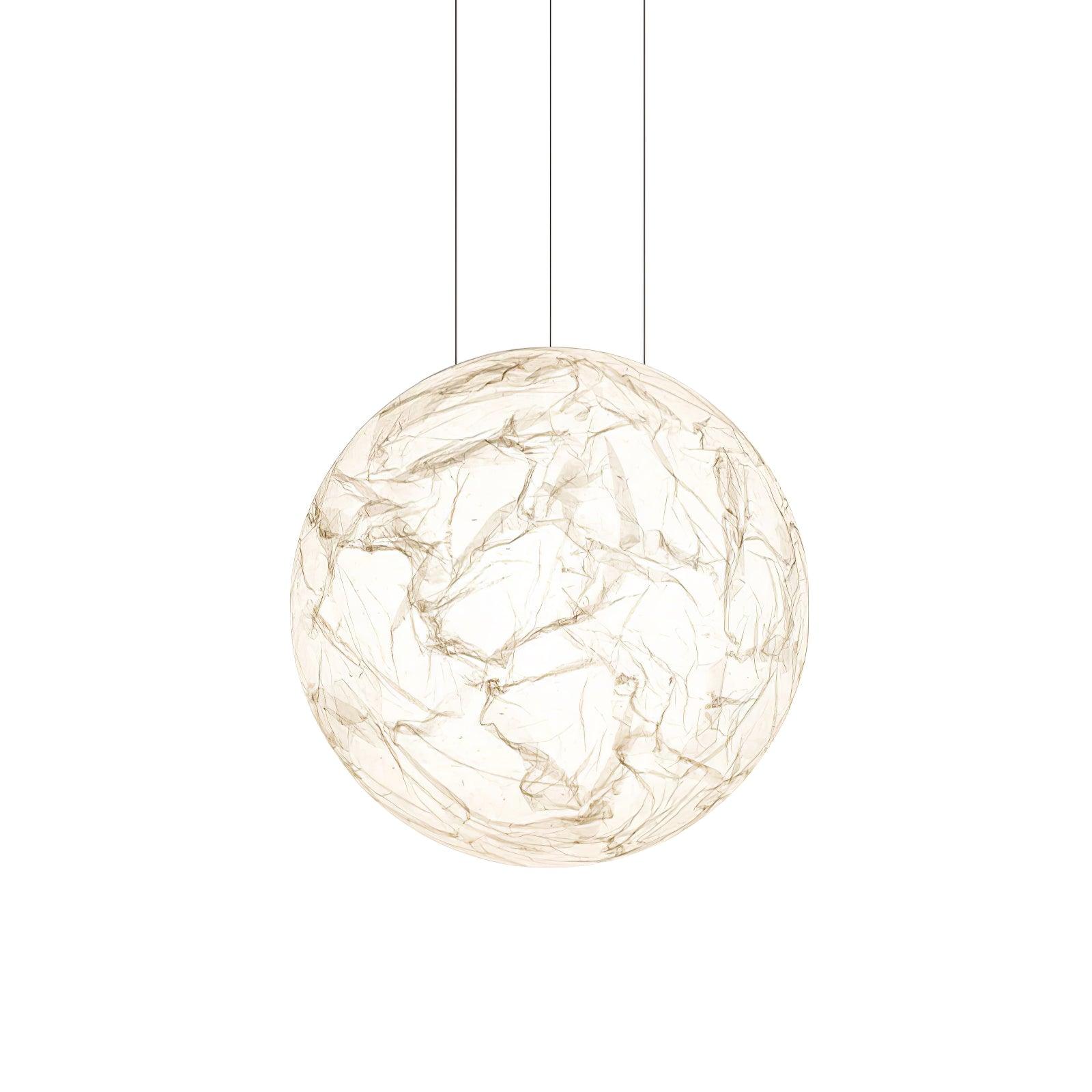Globe Minimalist Silk Pendant Lamp