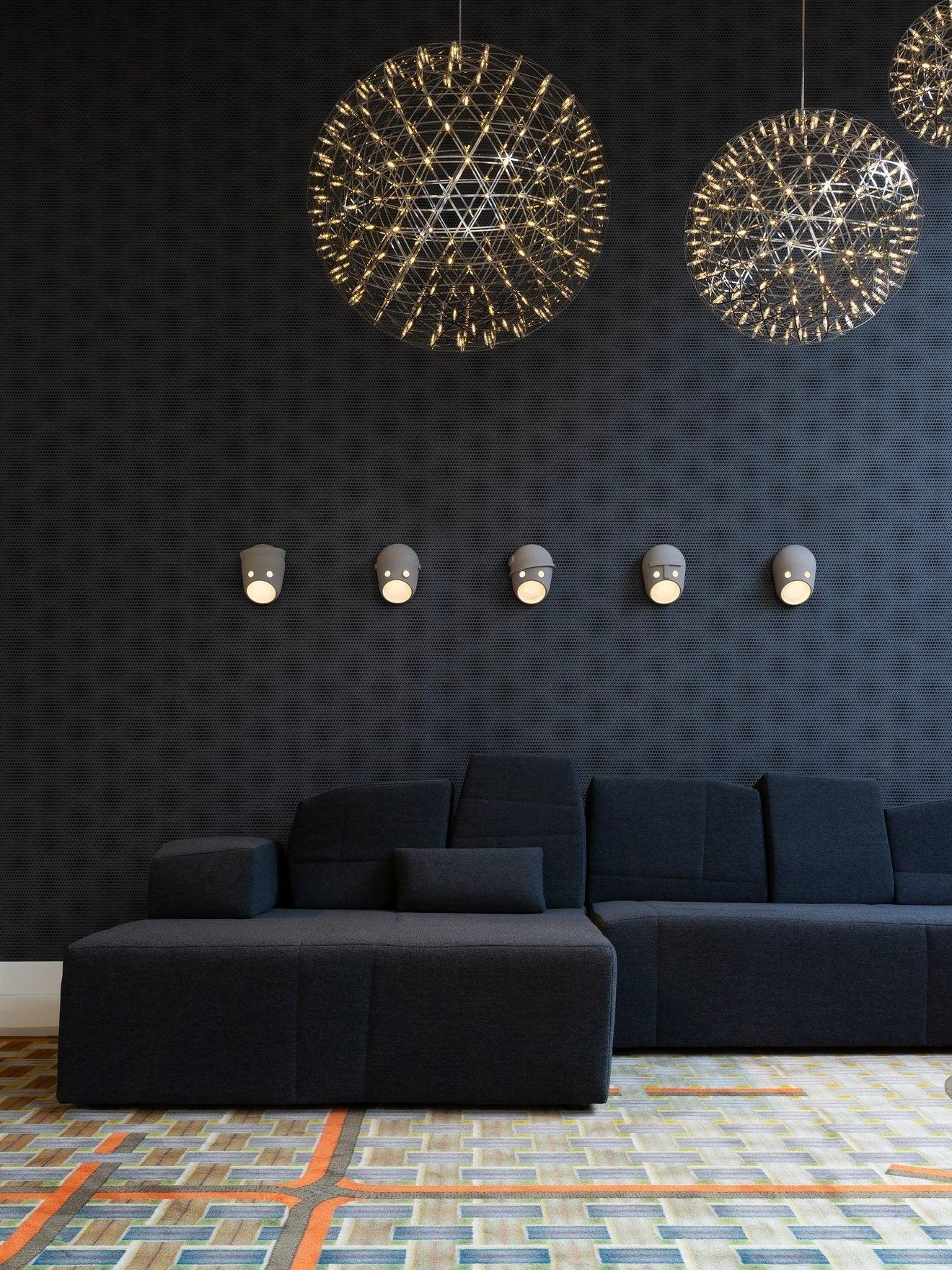 Mask Individual Creativity Resin Wall Light