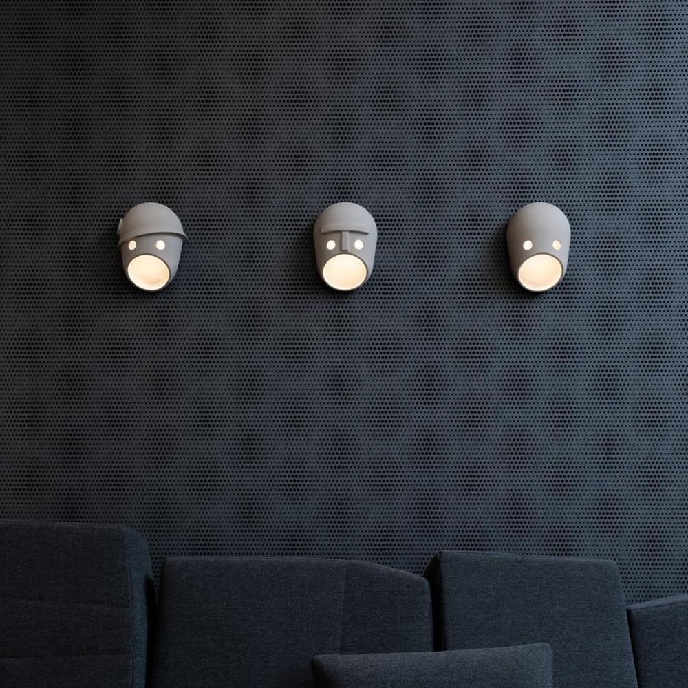 Mask Individual Creativity Resin Wall Light