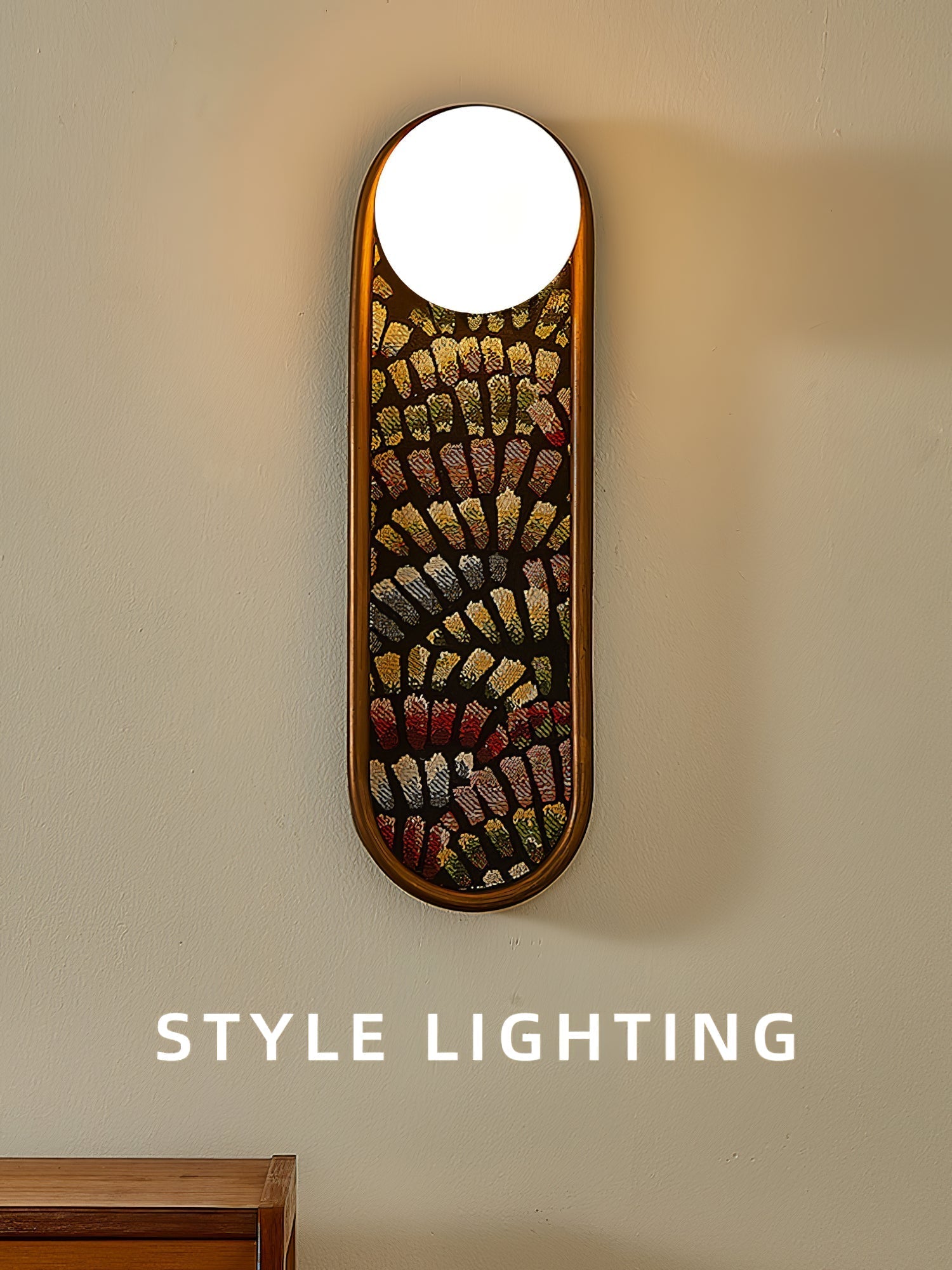 Uzorus Premium Nordic Art Fabric Wall Light