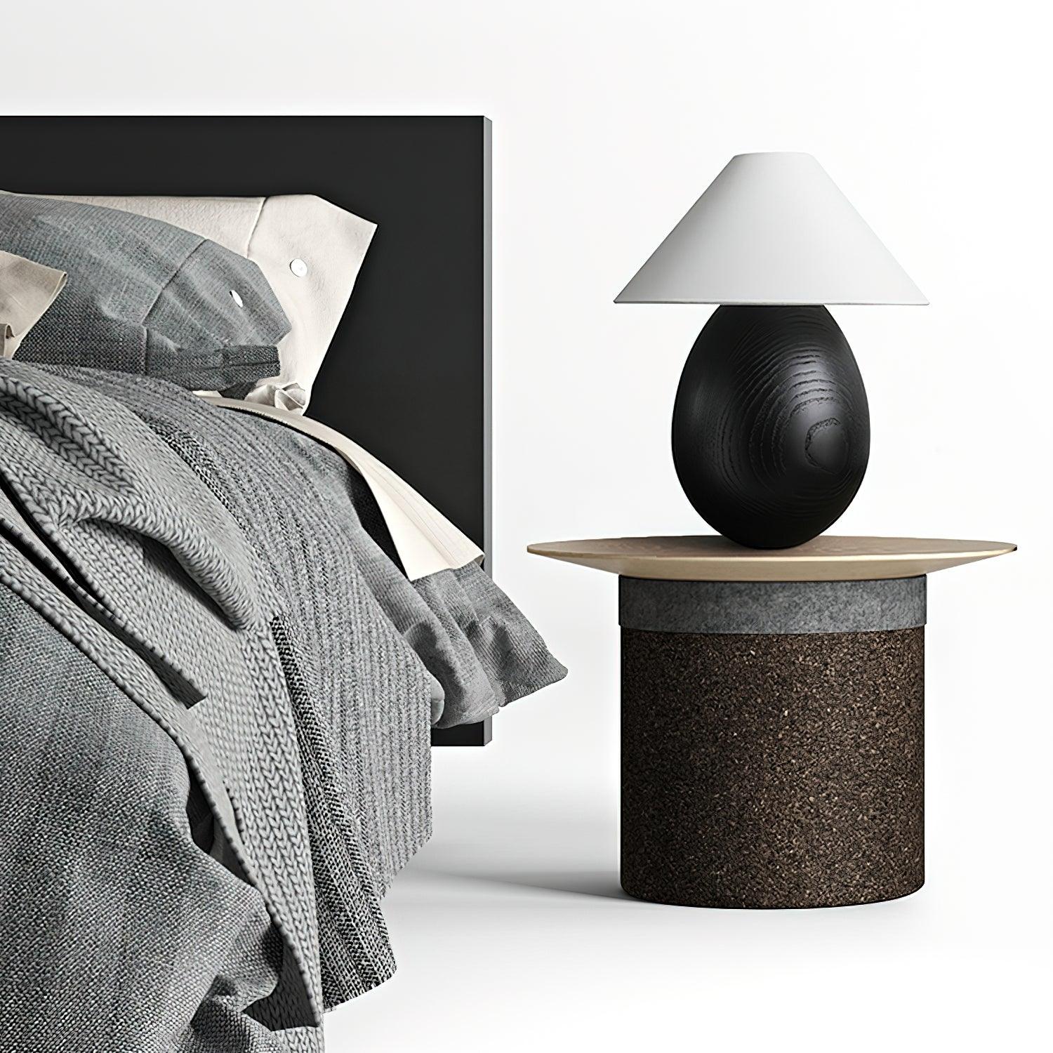 Orbace Wood Natural Table Lamp