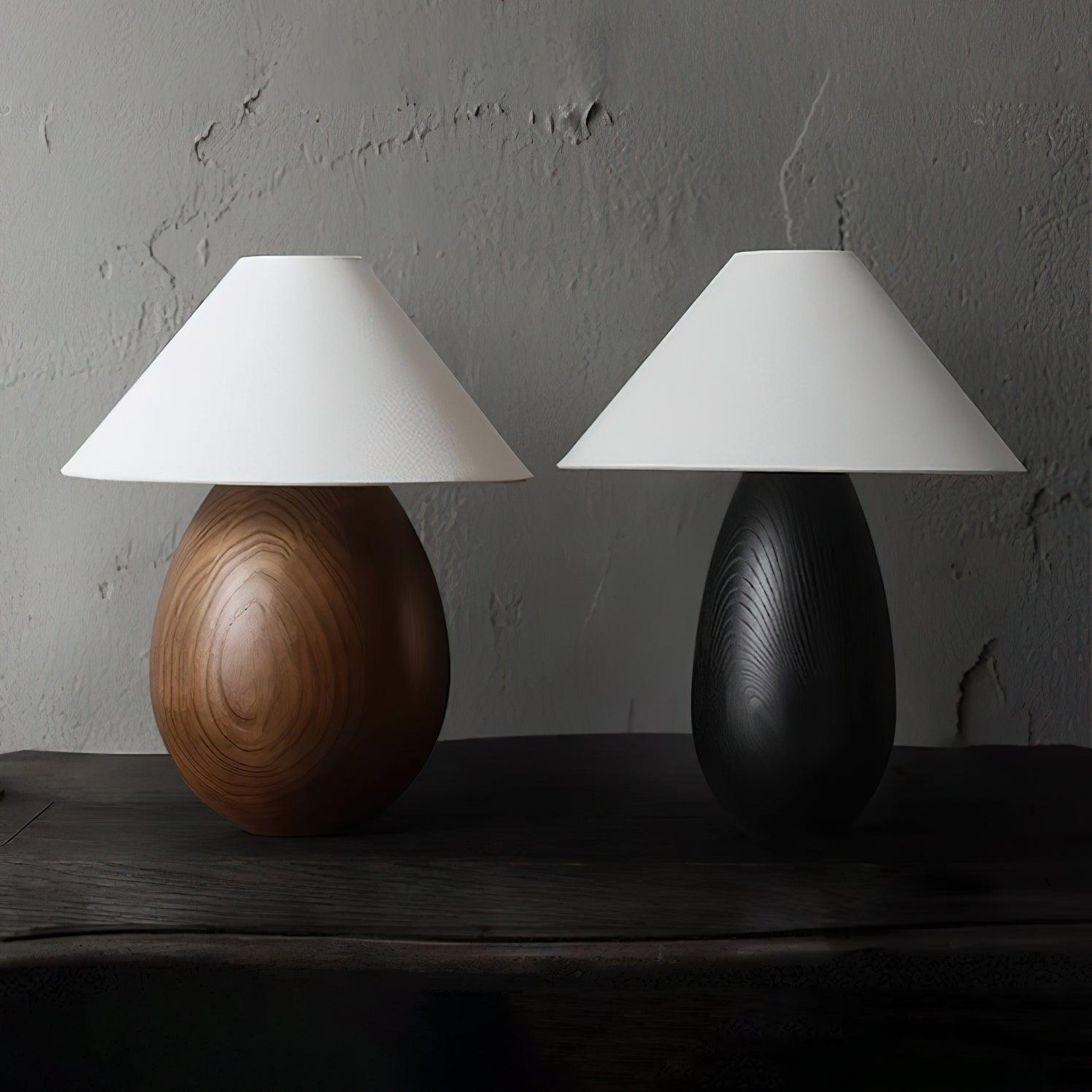 Orbace Wood Natural Table Lamp