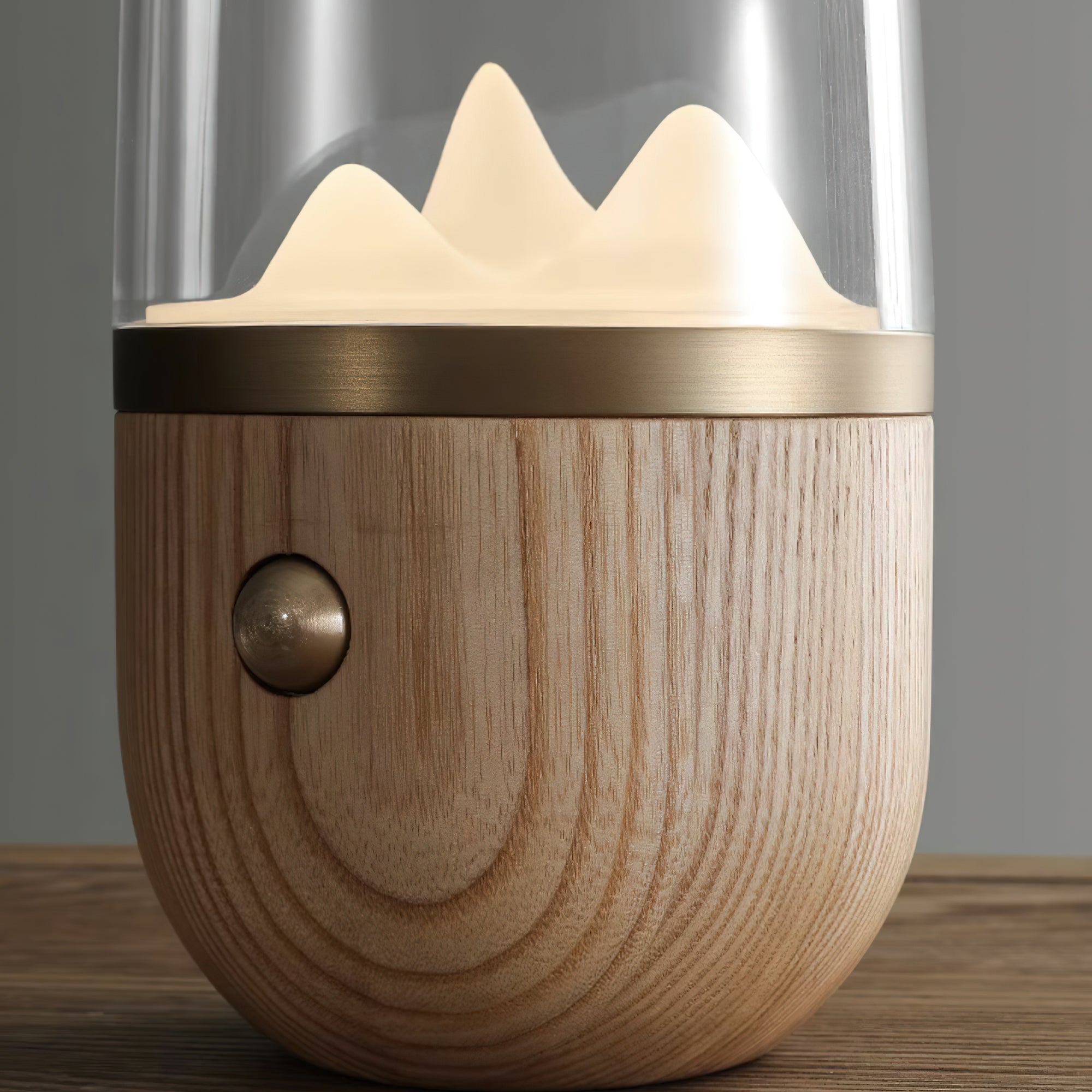 Glacio Mountain Peak Night Table Lamp