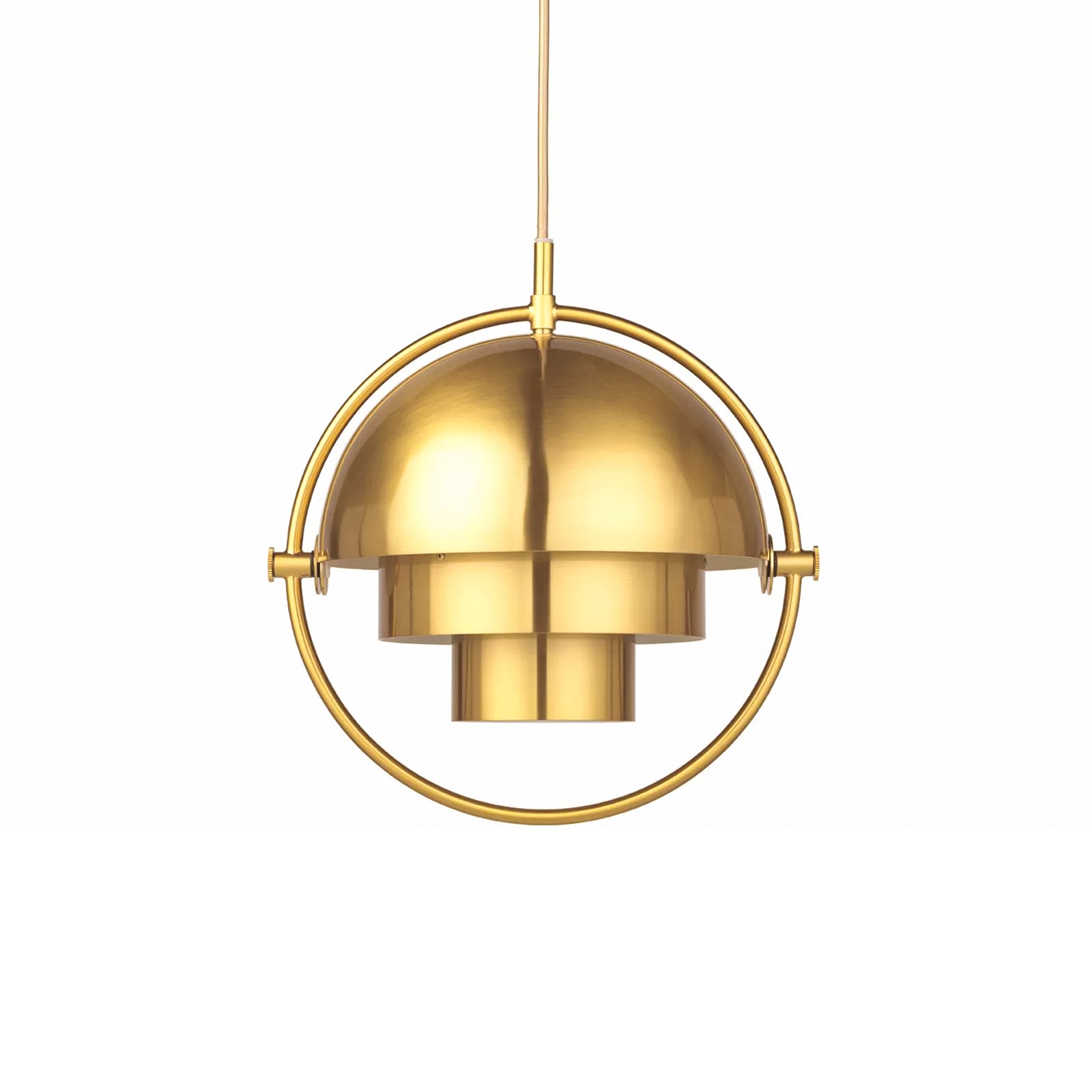 Miruaine Pendant Lamp Deformed Ball Golden
