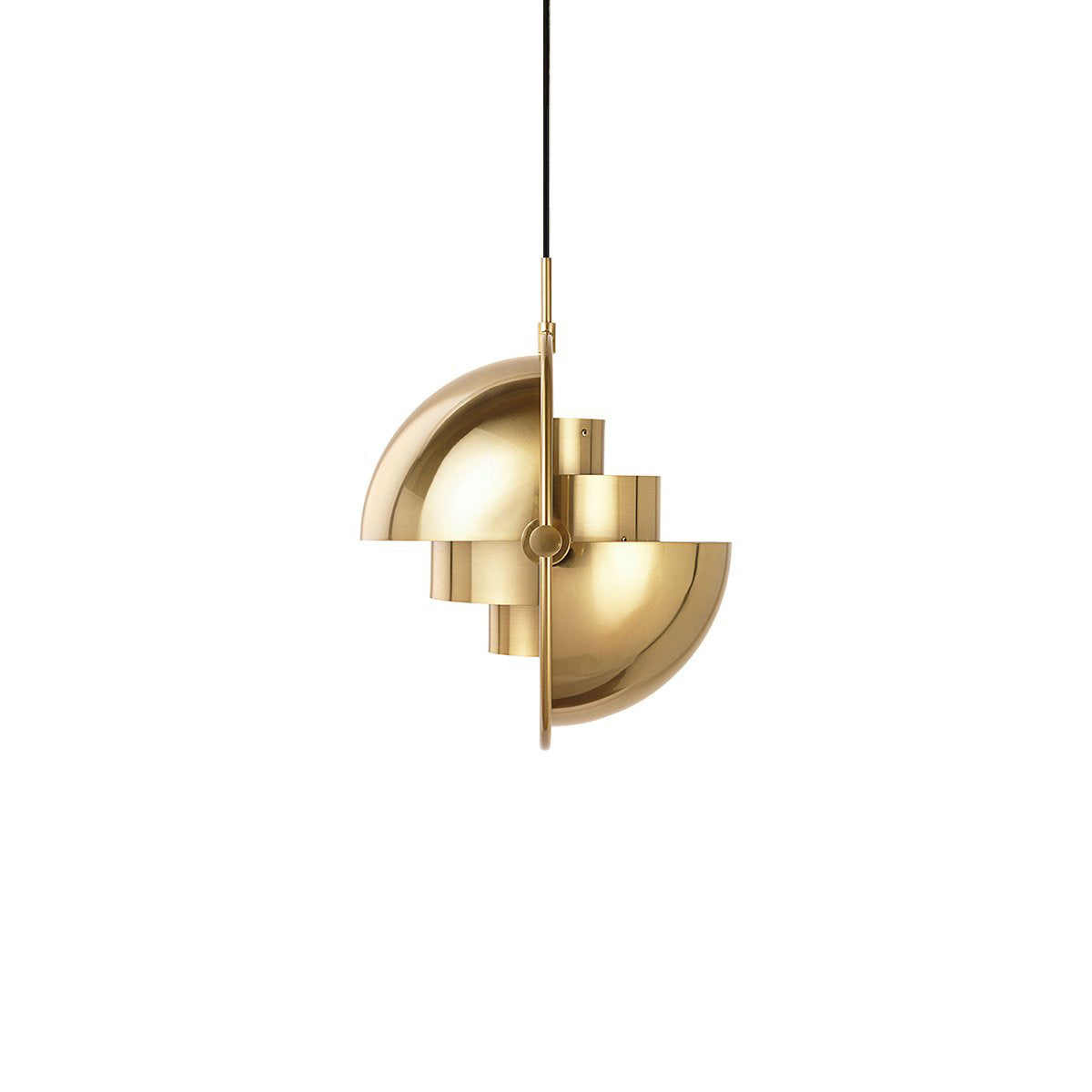 Miruaine Pendant Lamp Deformed Ball Golden