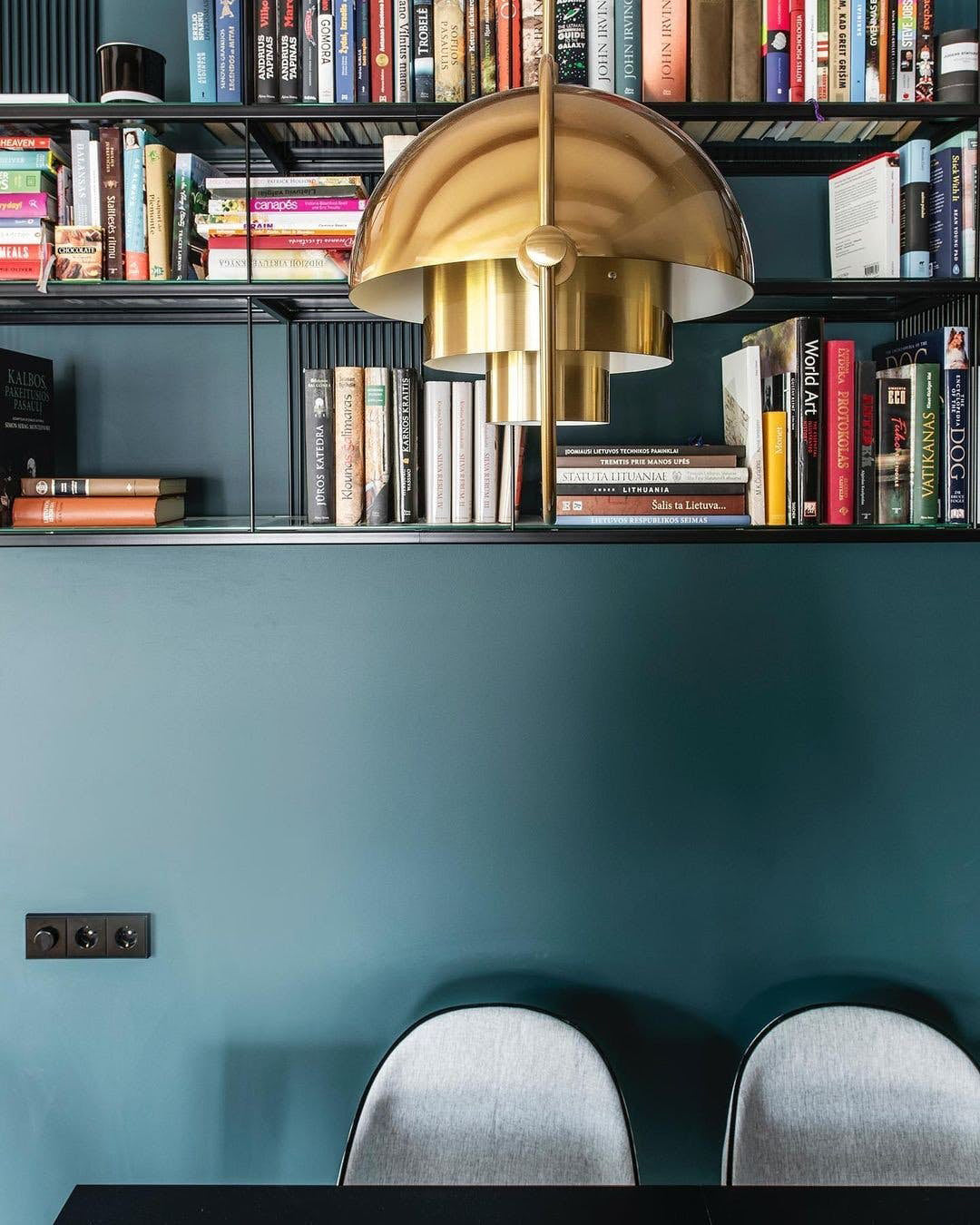 Miruaine Pendant Lamp Deformed Ball Golden