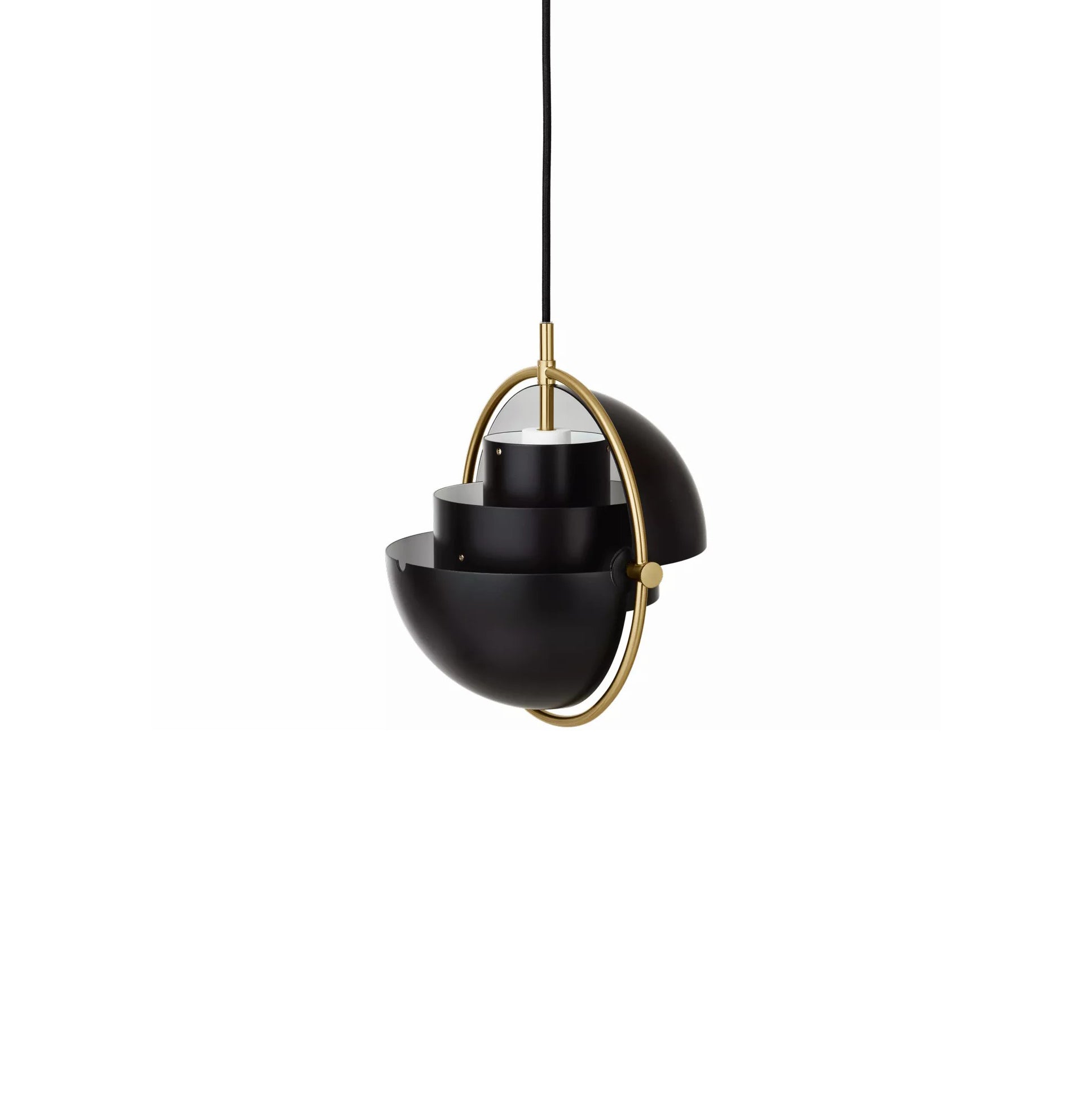 Miruaine Pendant Lamp Deformed Ball Golden