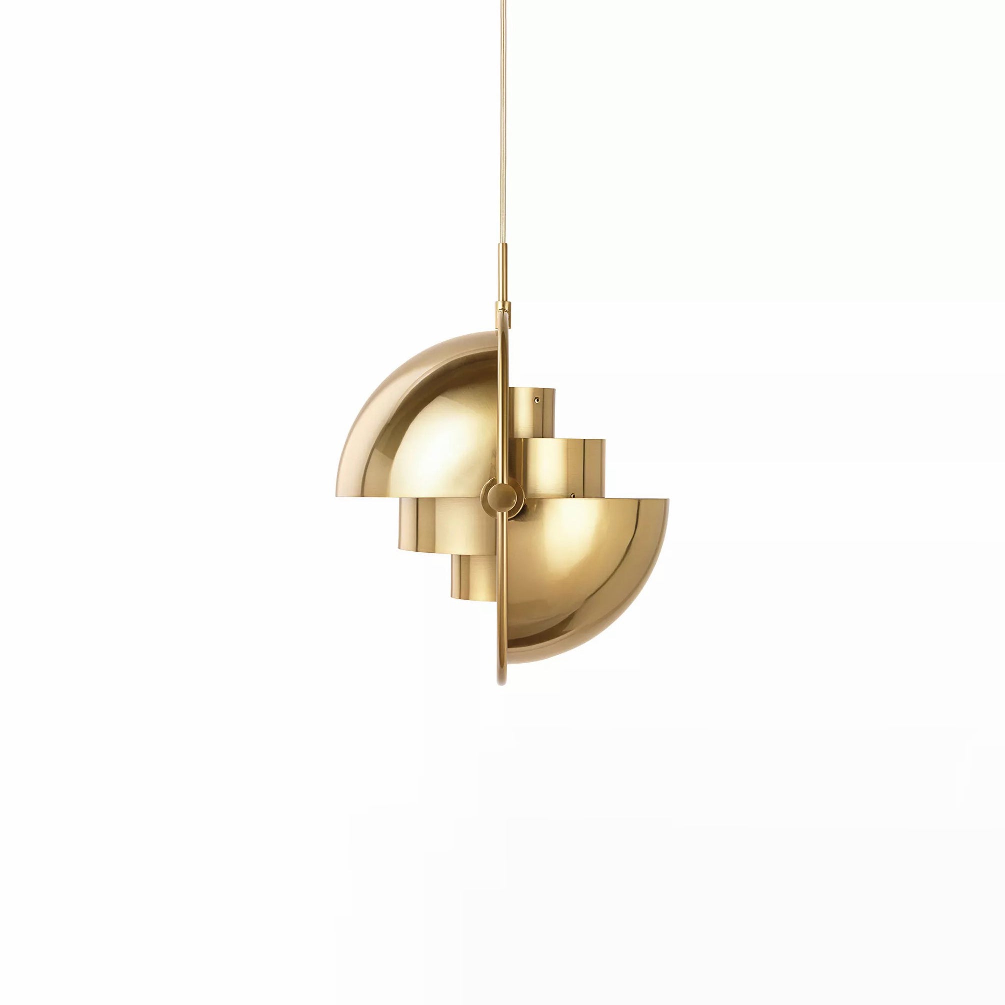 Miruaine Pendant Lamp Deformed Ball Golden
