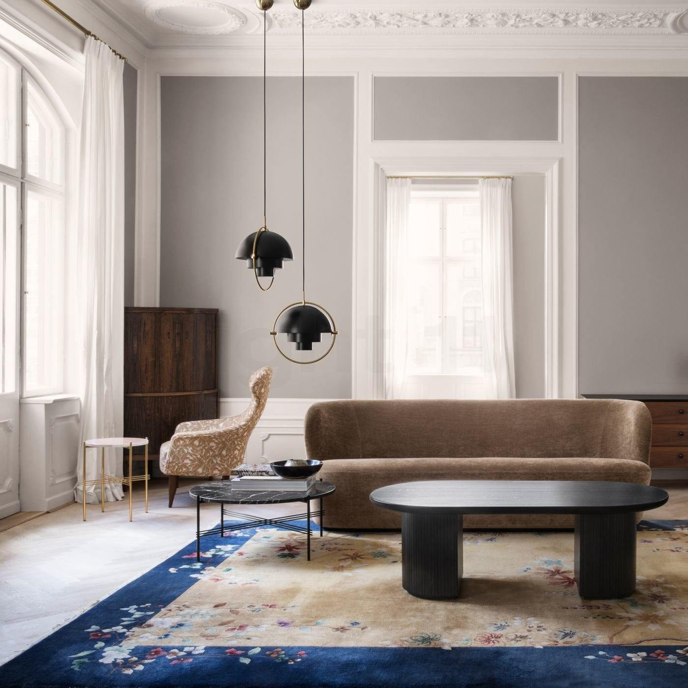 Miruaine Pendant Lamp Deformed Ball Golden