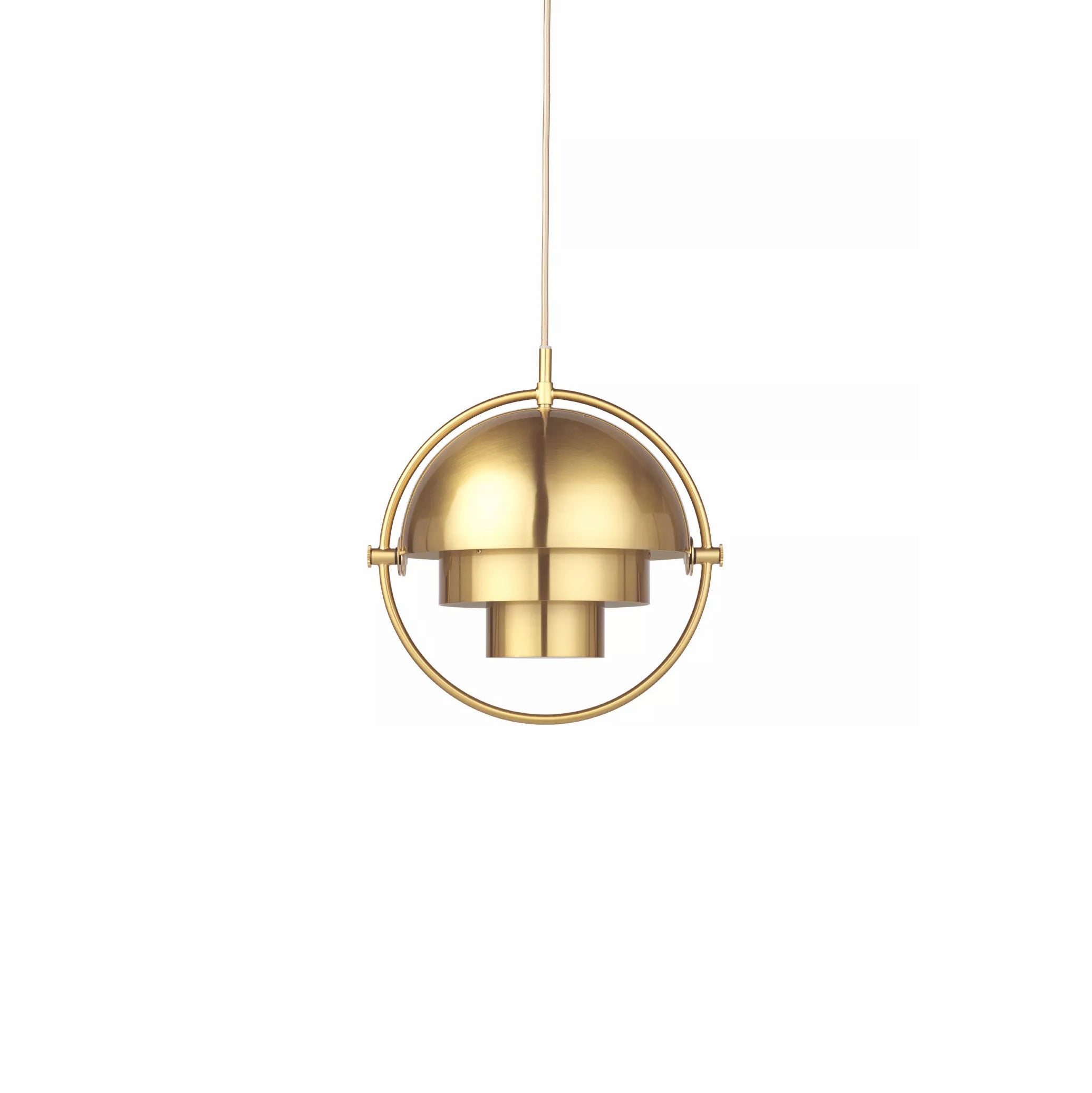 Miruaine Pendant Lamp Deformed Ball Golden