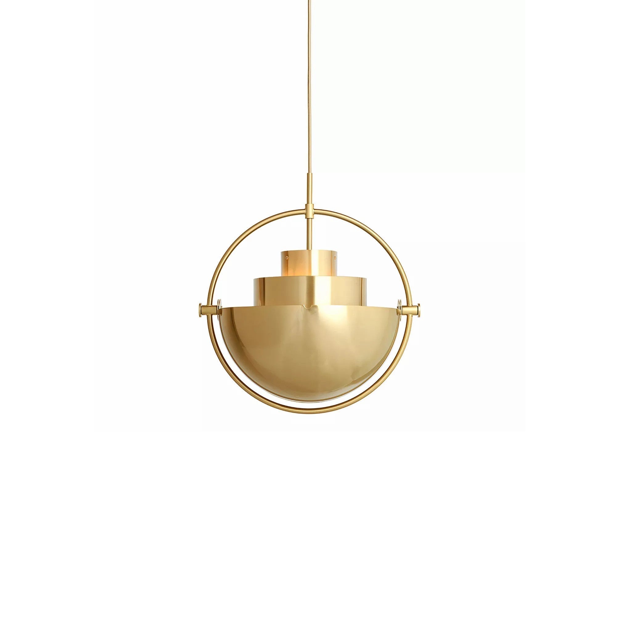 Miruaine Pendant Lamp Deformed Ball Golden