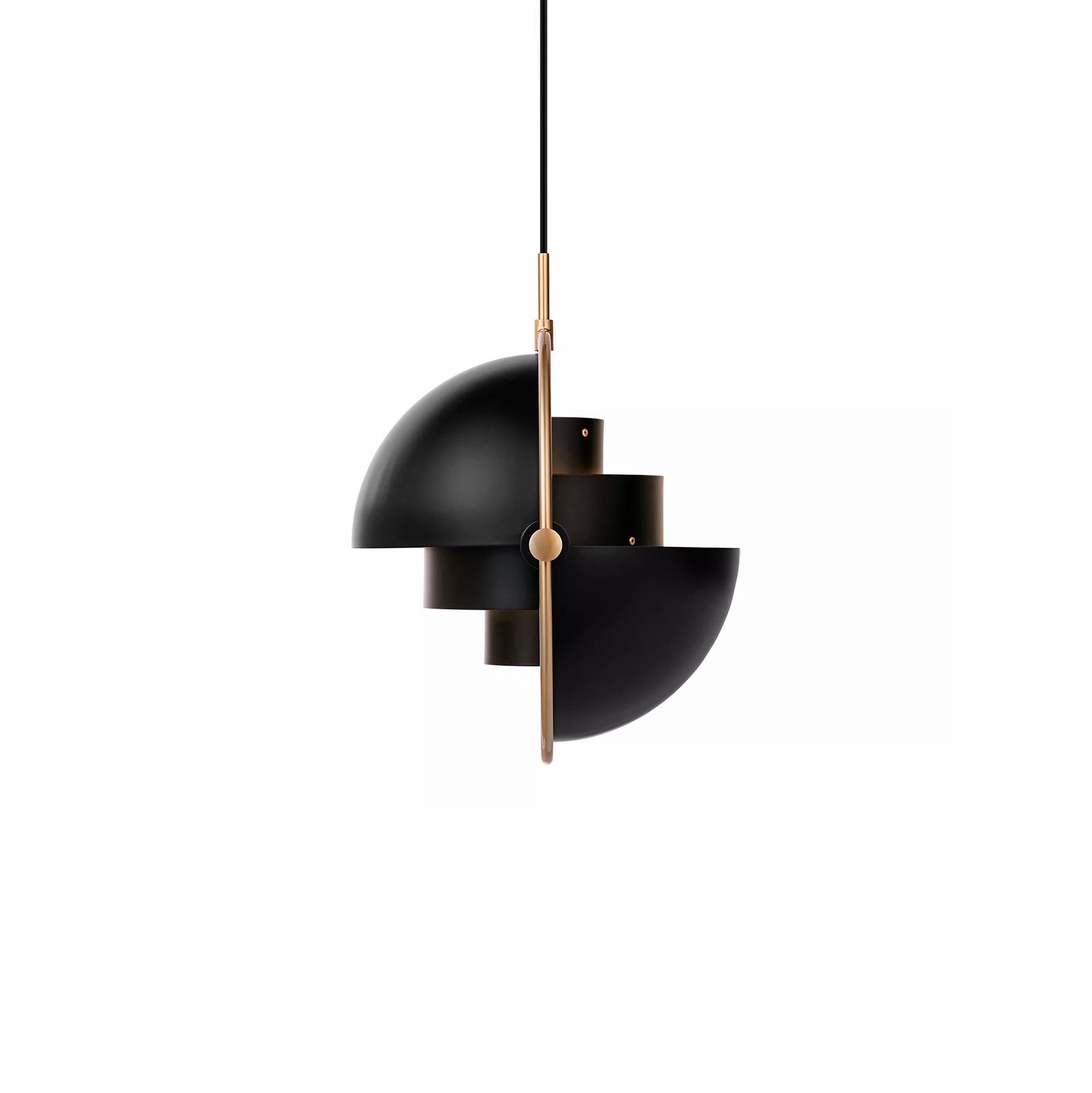Miruaine Pendant Lamp Deformed Ball Golden