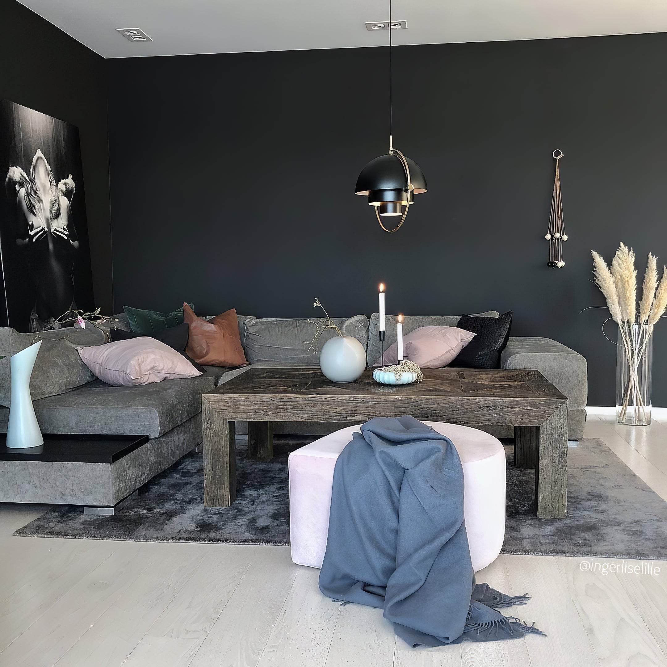 Miruaine Pendant Lamp Deformed Ball Golden